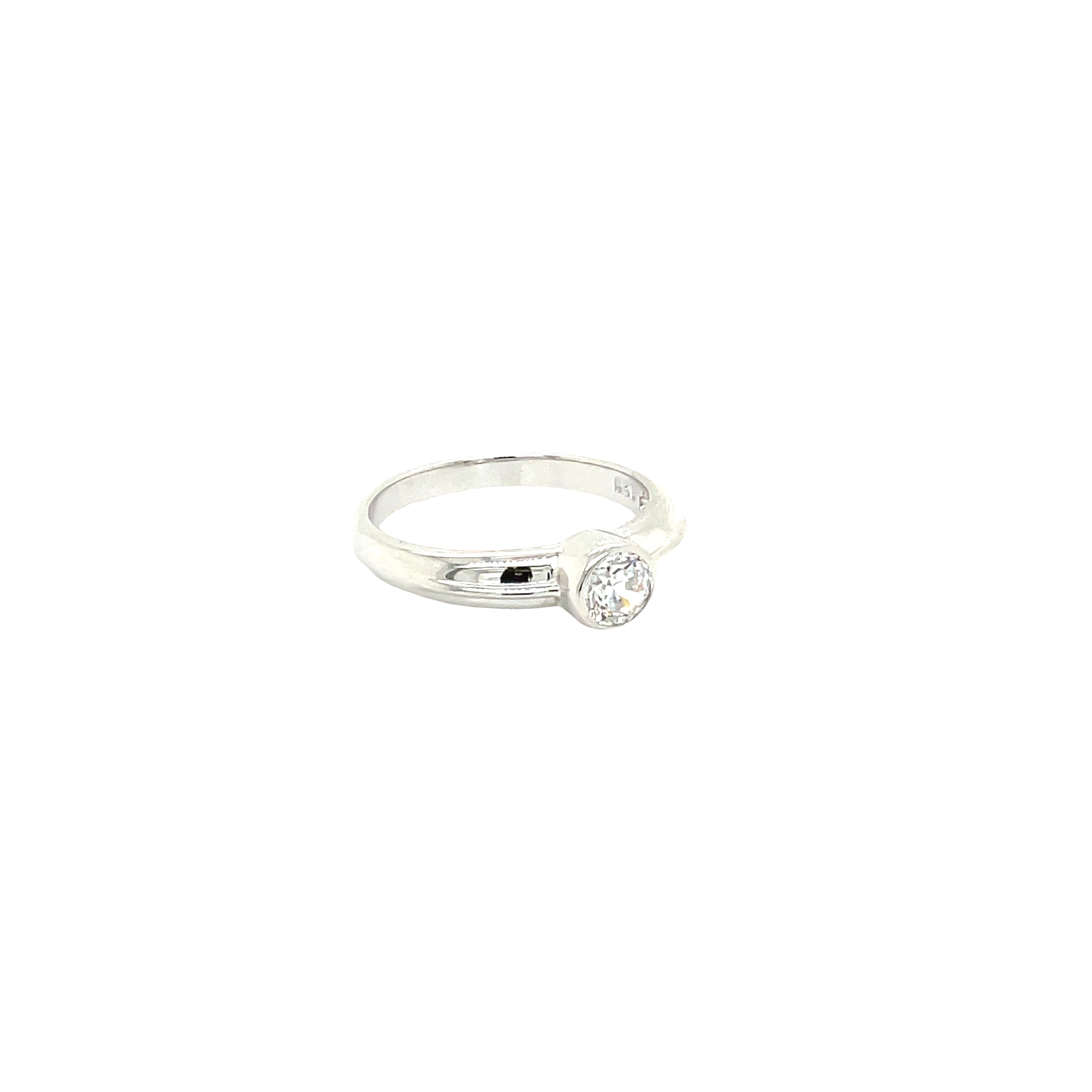 Sterling Silver Cubic Zirconia Dress Ring