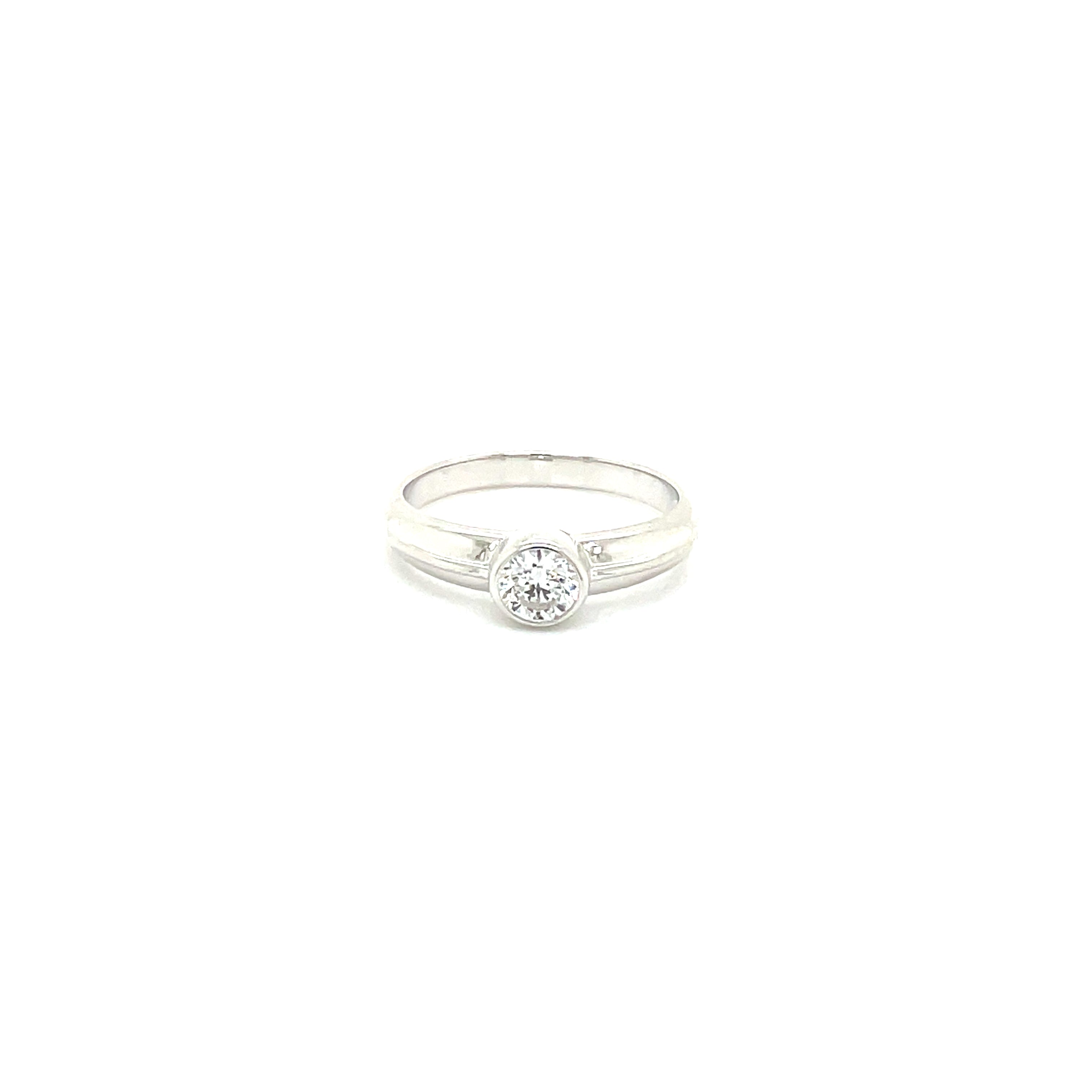 Sterling Silver Cubic Zirconia Dress Ring