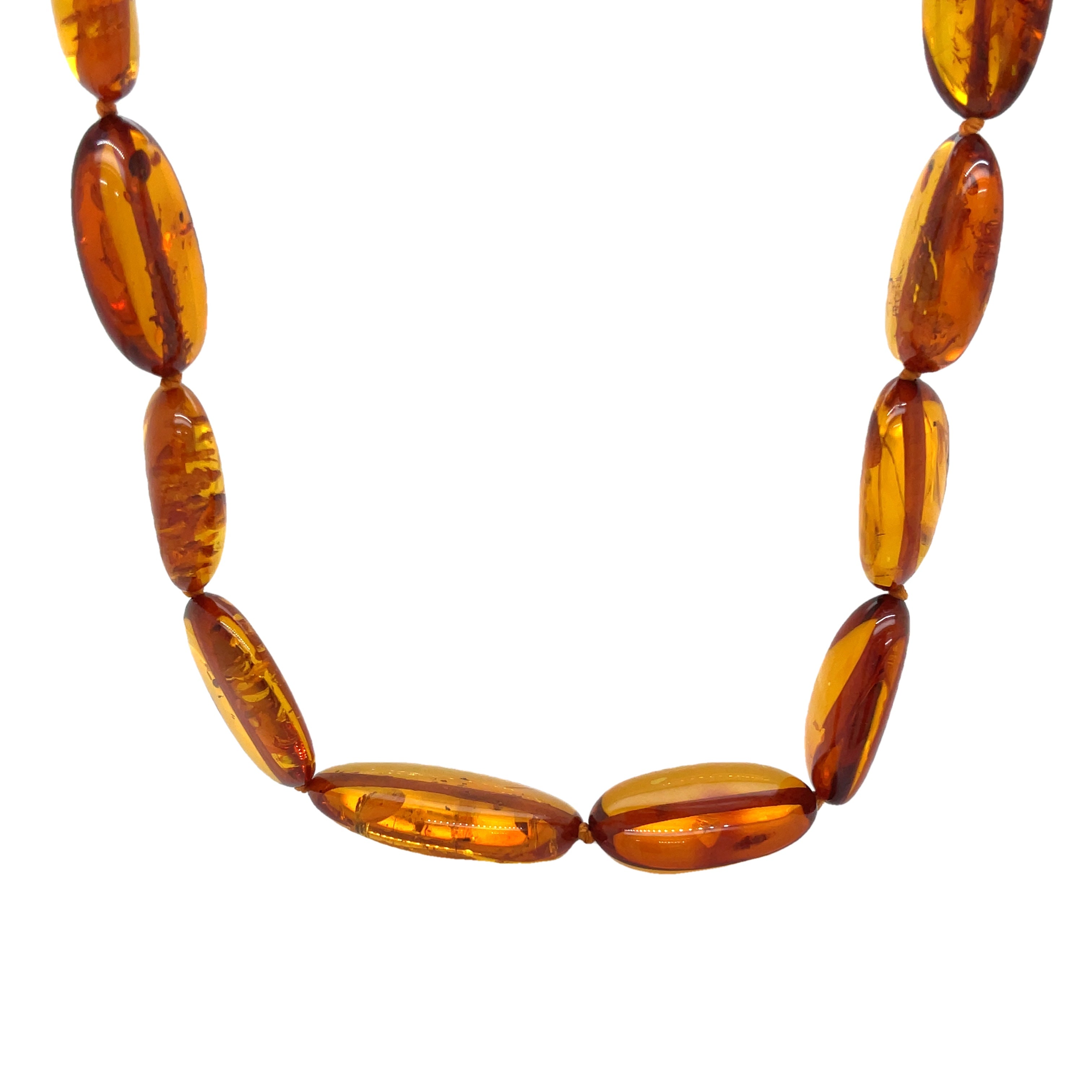 Graduated Amber Strand Necklace 65cm