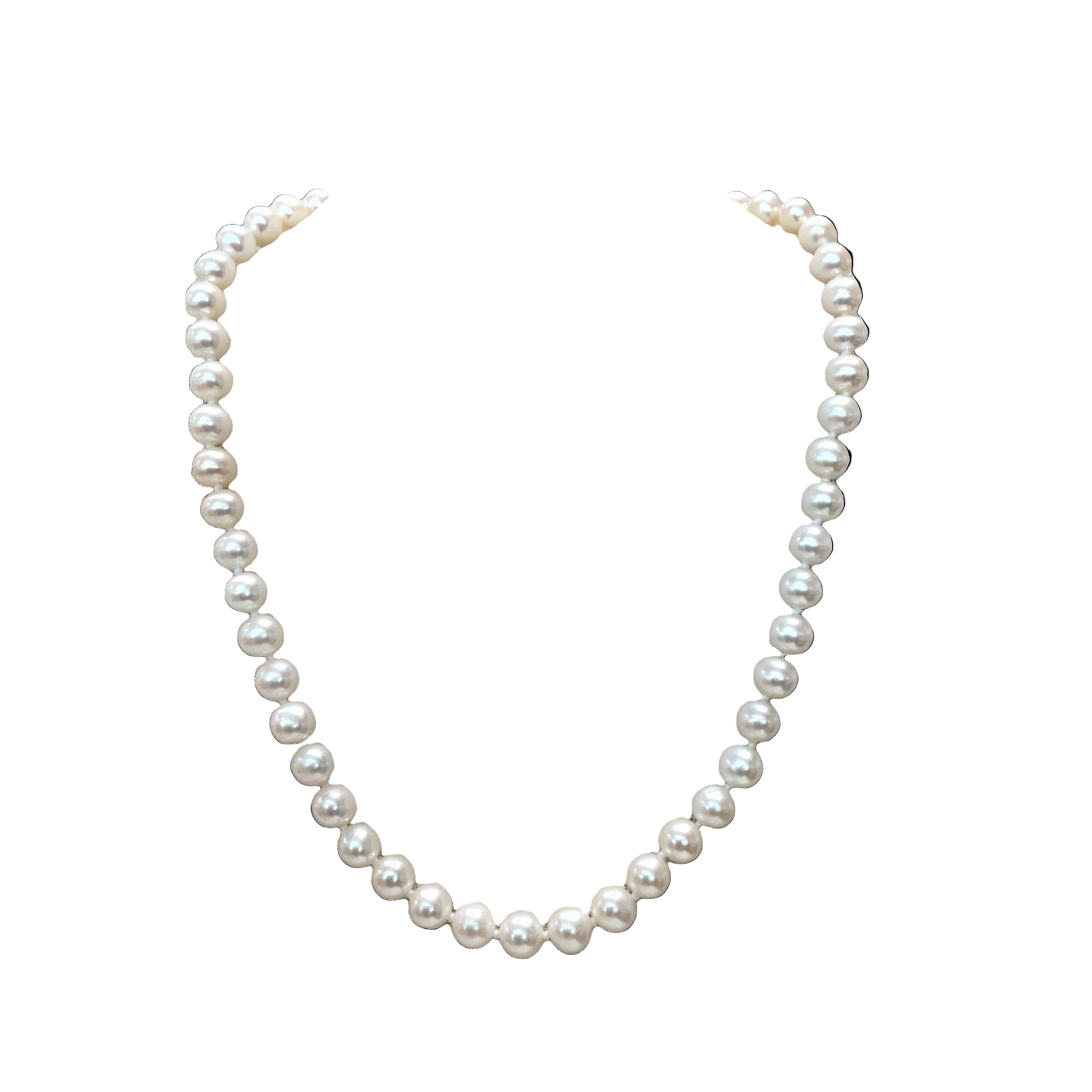 40cm Freshwater Pearl Strand with 14ct Yellow Gold Clasp