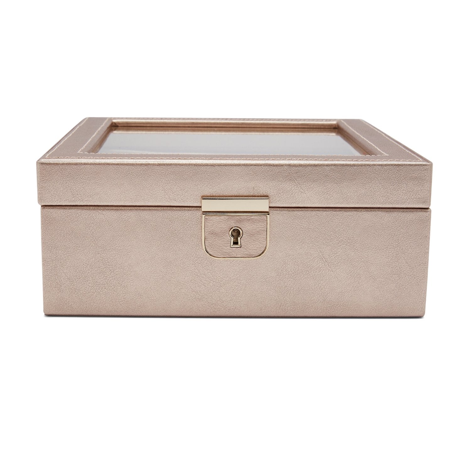 Wolf Palermo 6 Pc Watch Box Rose Gold