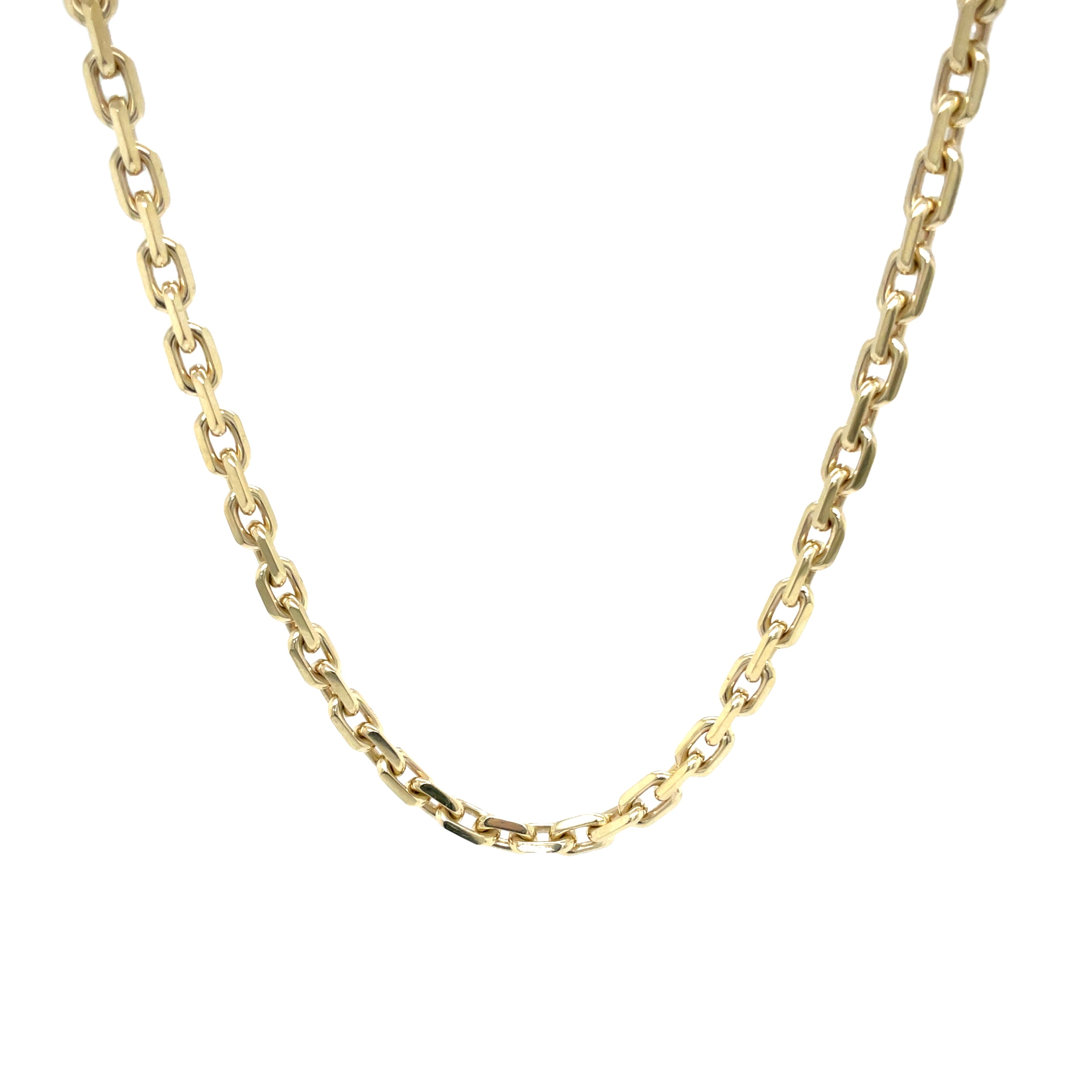 9ct Yellow Gold Australian Made Square Paperlink Chain