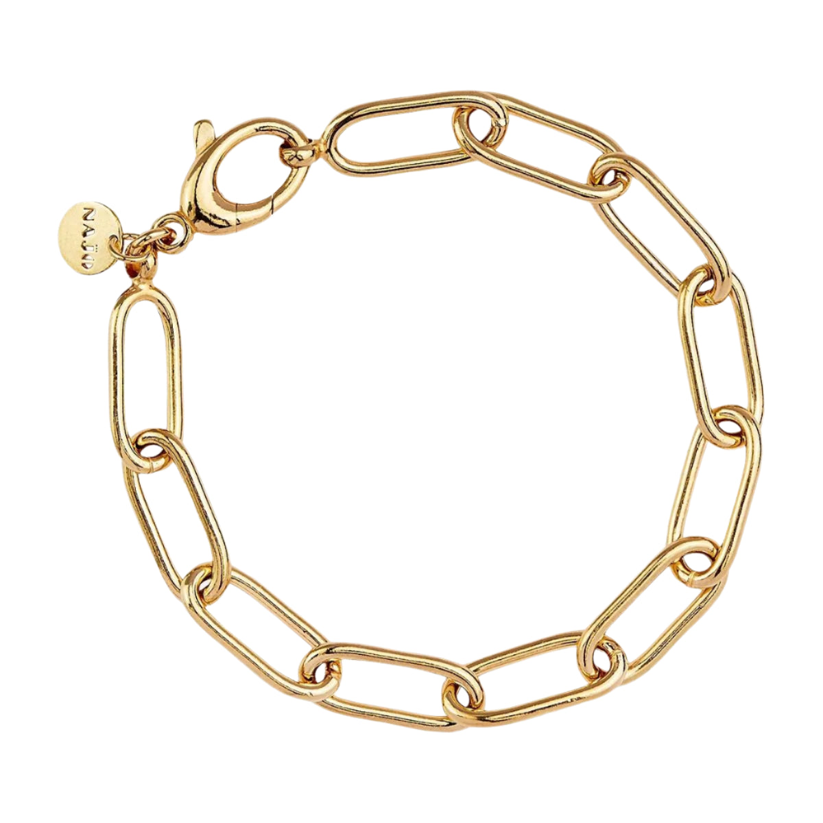 NAJO Vista Large Link Gold Bracelet