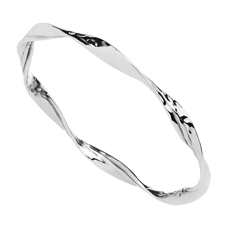 NAJO Enigma Silver Bangle