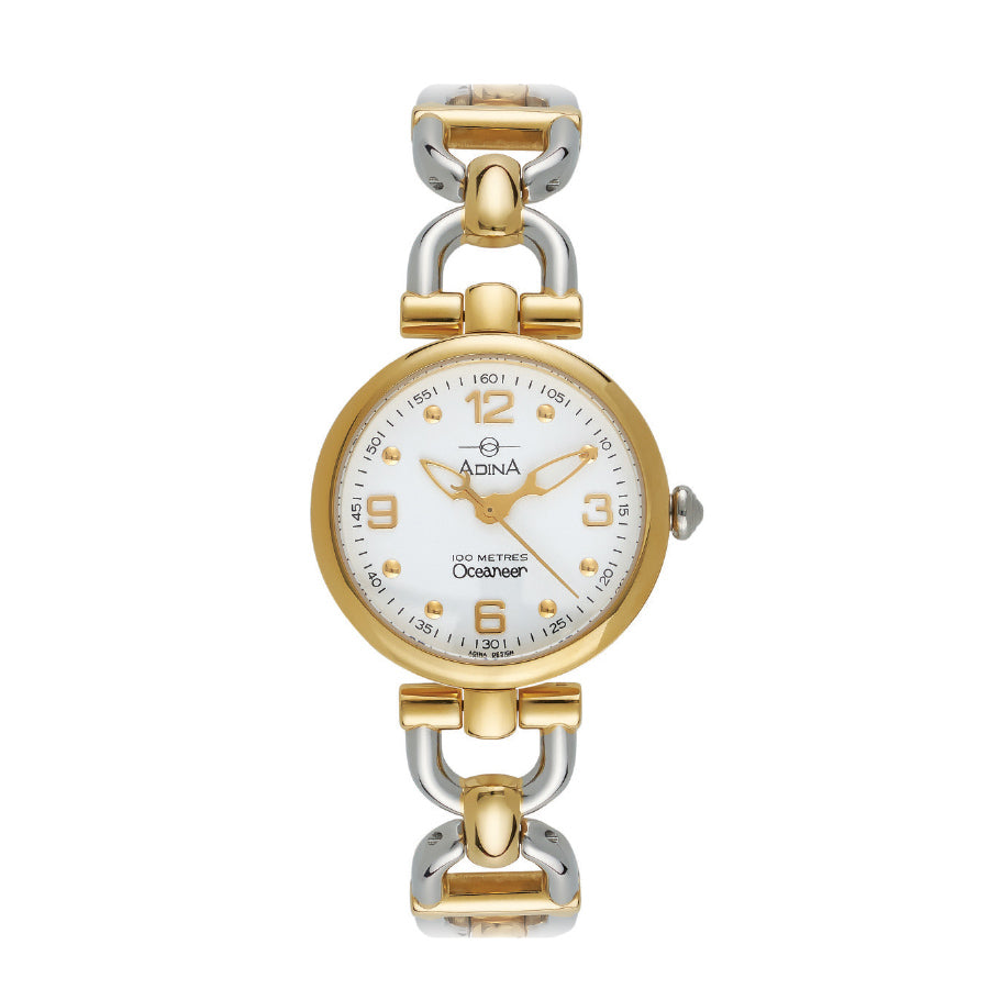 Adina Oceaneer Ladies Two Tone Dress Watch CT105 T1XB