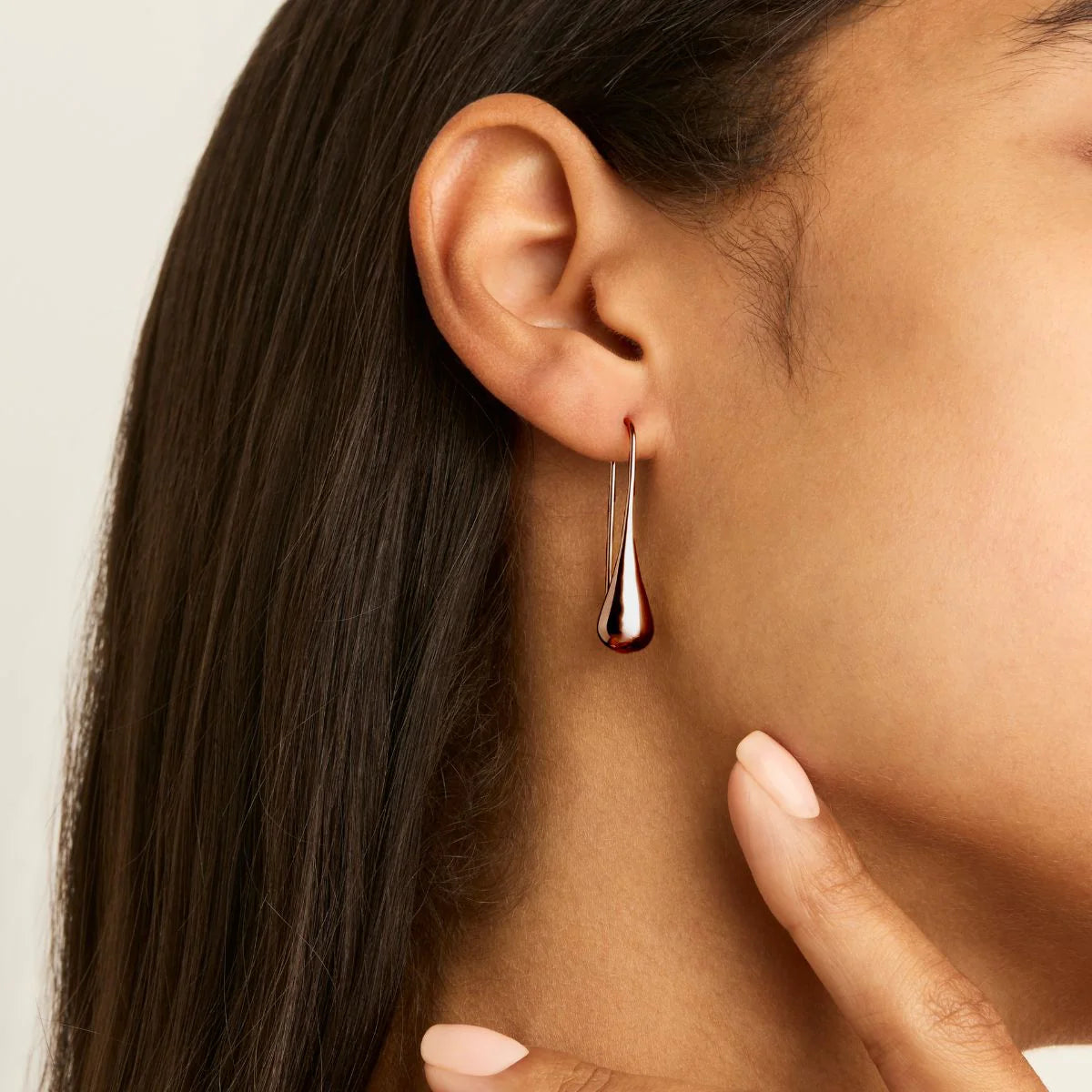 NAJO My Silent Tears Rose Gold Earrings