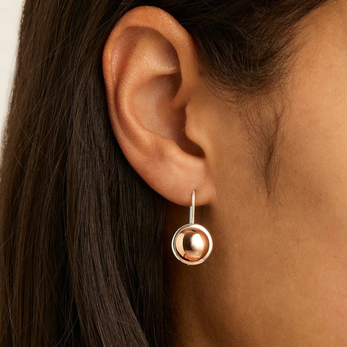 NAJO Glow Two-Toned Drop Earrings
