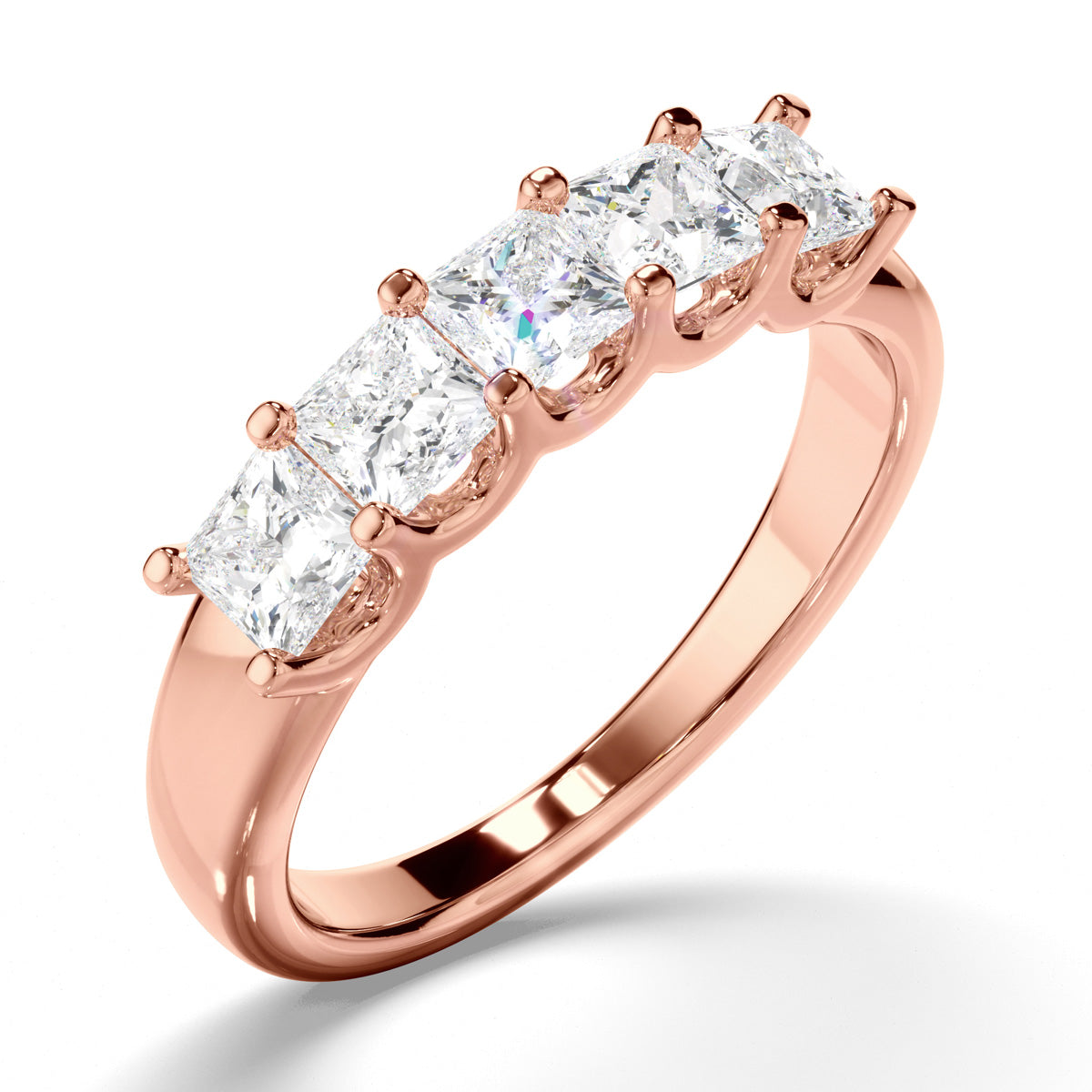 Princess Cut Diamond Anniversary Ring