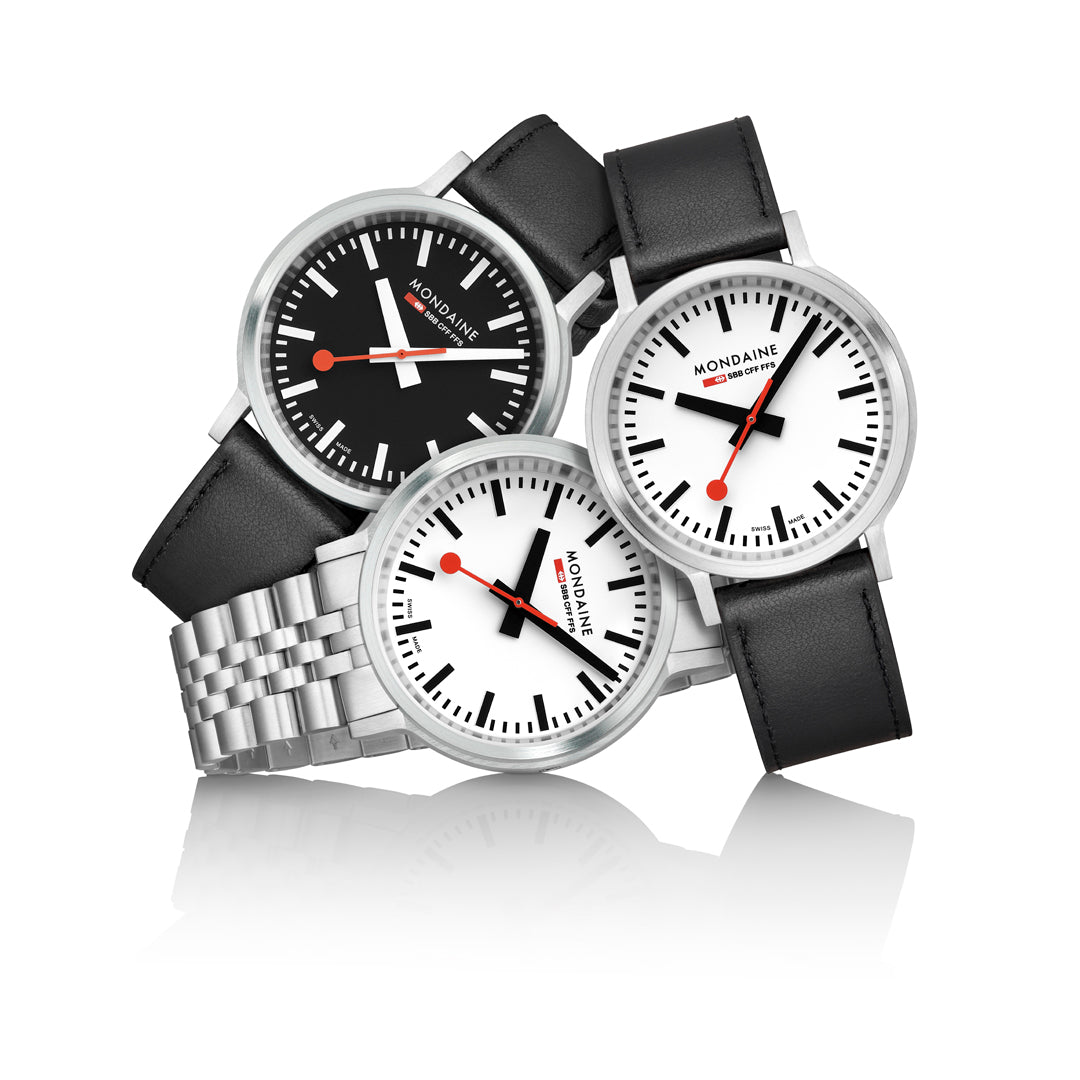 Mondaine Official Swiss Railways Stop2Go Automatic Super-LumiNova® 41mm Watch