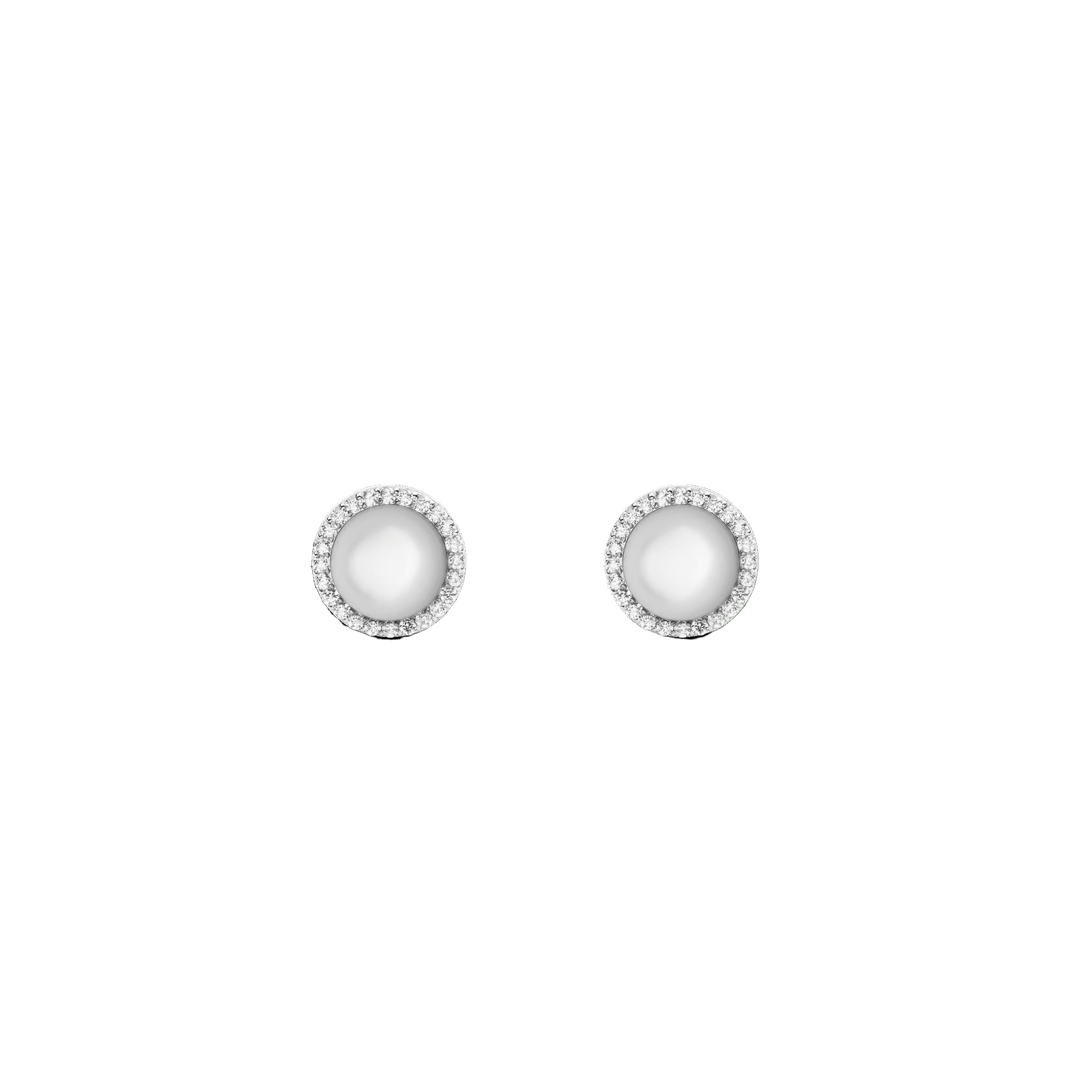 Daniel Wellington Audrey Earrings Mother of Pearl Silver