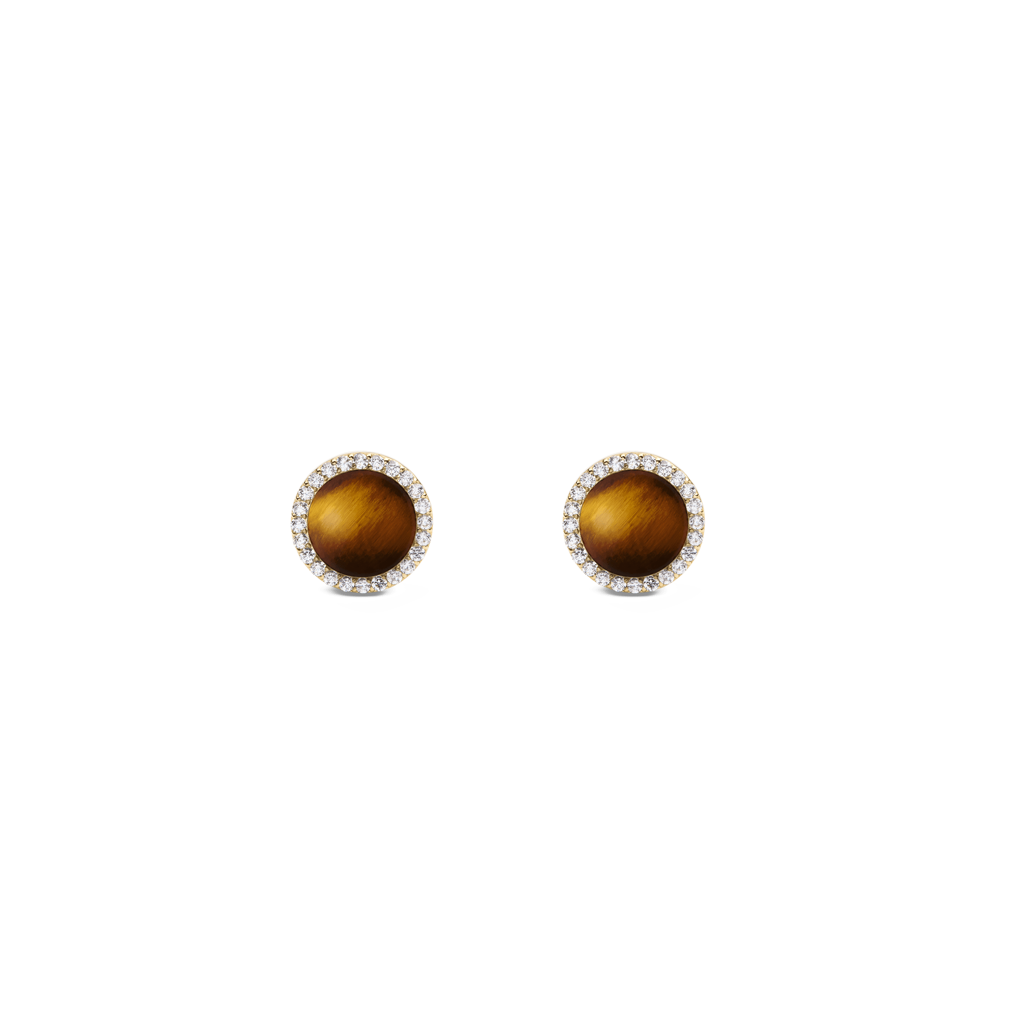 Daniel Wellington Audrey Earrings Tiger Eye Gold