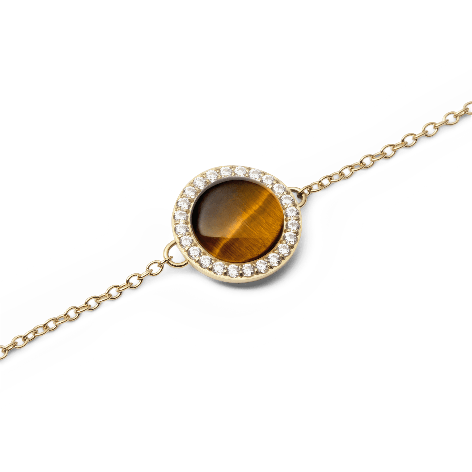 Daniel Wellington Audrey Bracelet Tiger Eye Gold