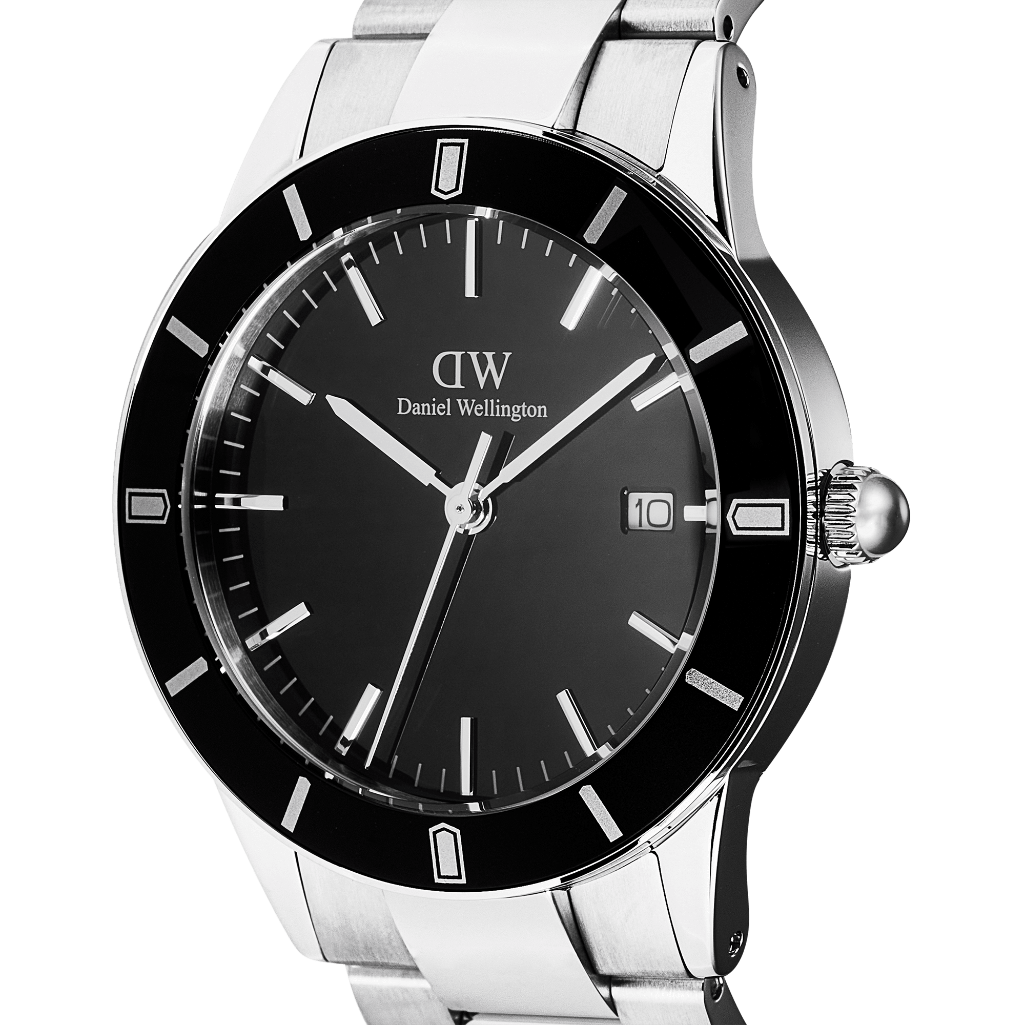 Daniel Wellington Iconic Paradigma Link Black Enamel Watch