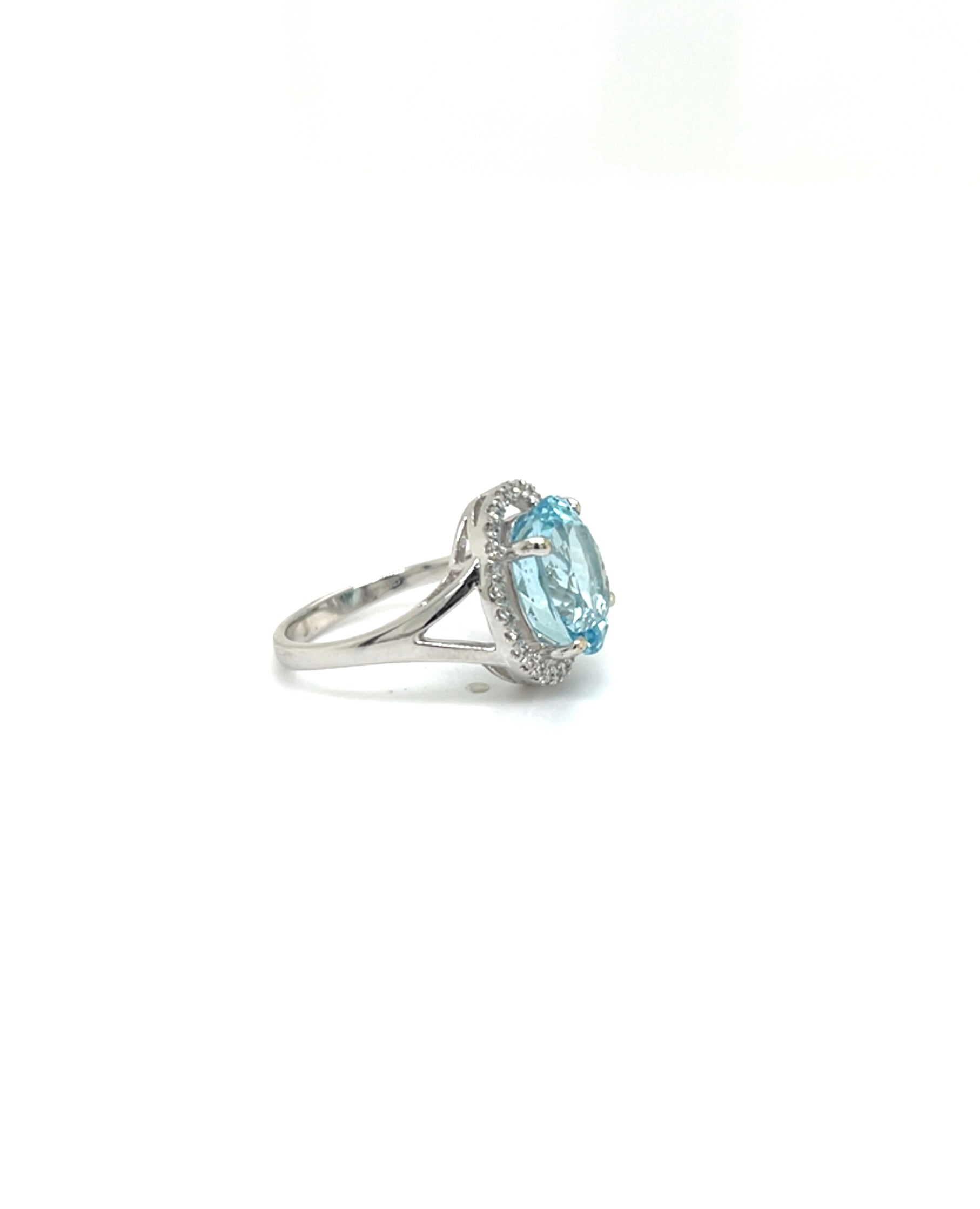 Aqua Marine Ring