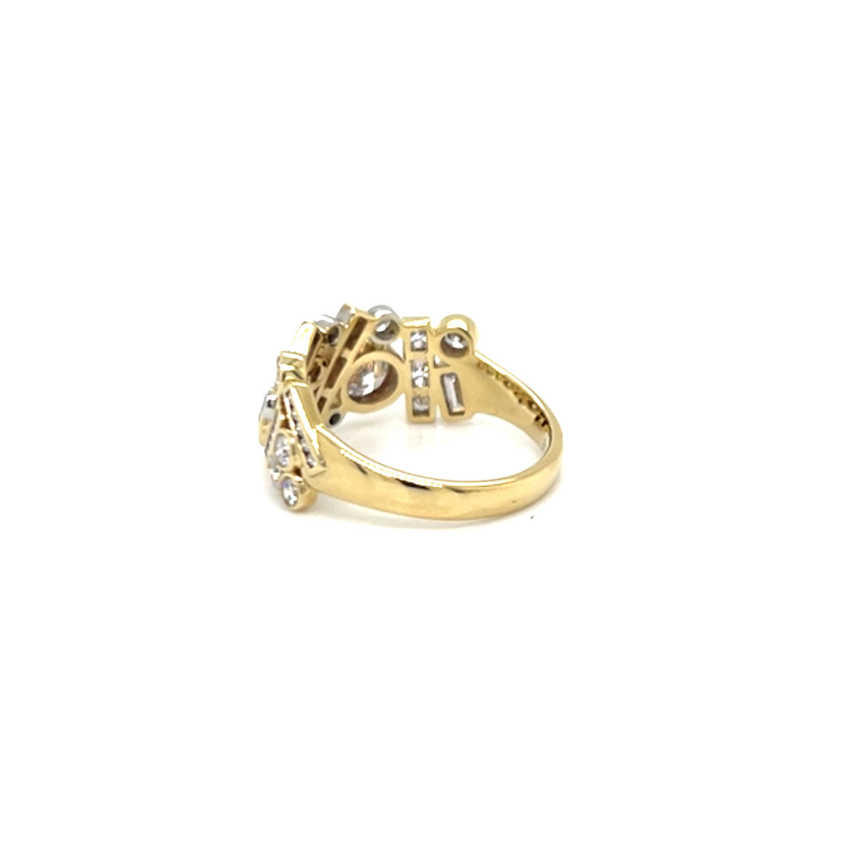 Yellow Gold Lab grown Diamond Ring