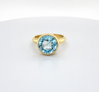 blue topaz ring
