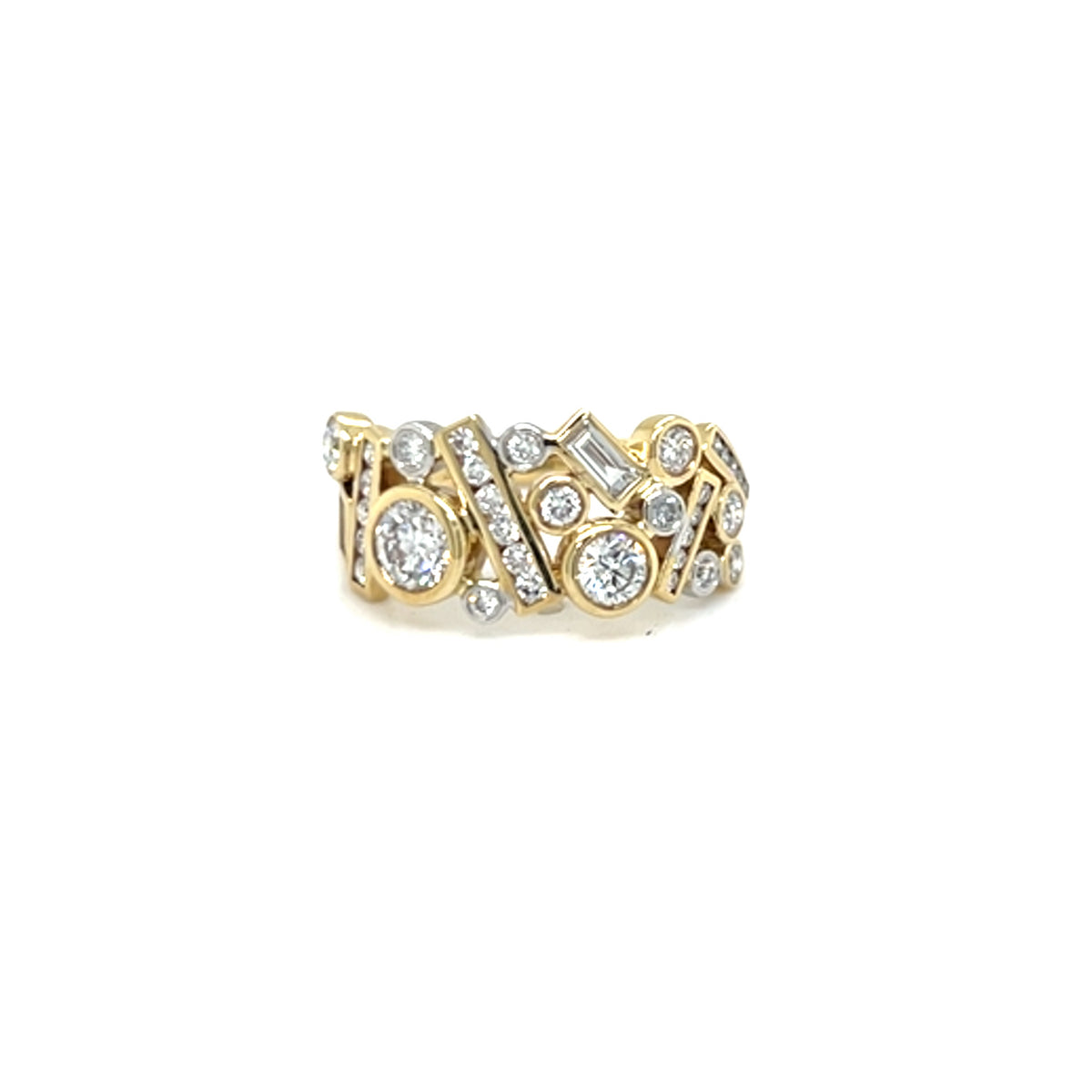 Yellow Gold Lab grown Diamond Ring