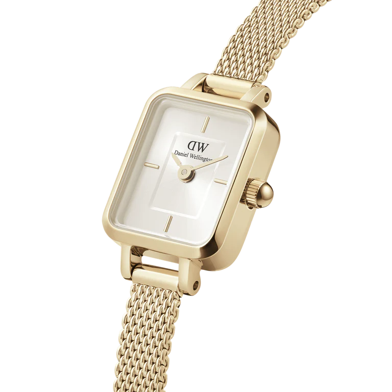 Daniel Wellington Quadro Mini Evergold Champagne Watch
