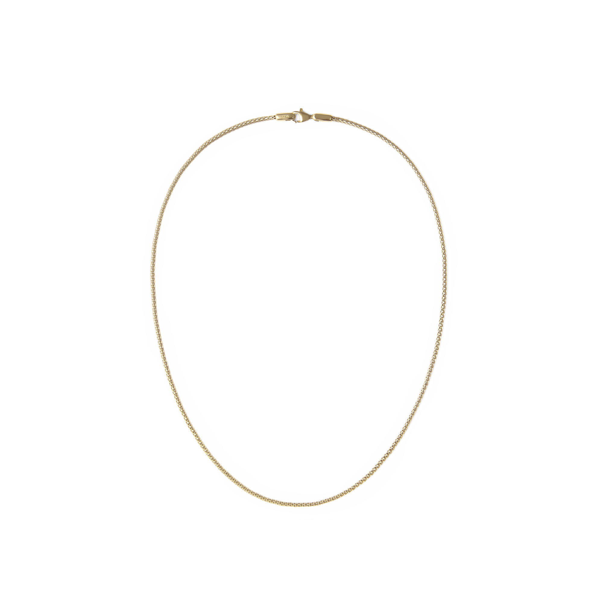 Daniel Wellington Tide Mesh Necklace Gold 1.8