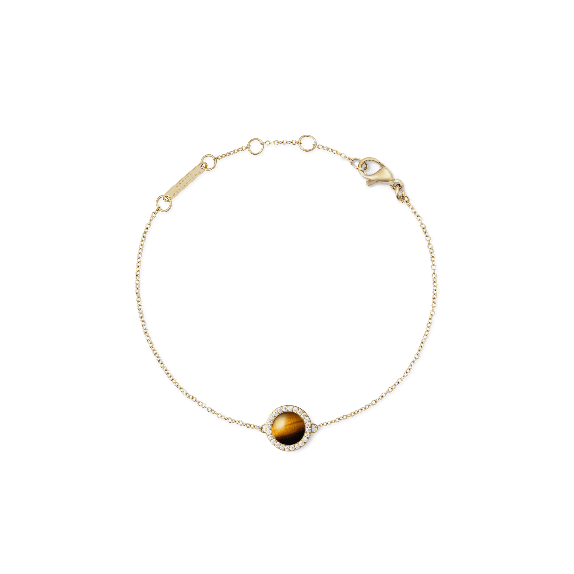 Daniel Wellington Audrey Bracelet Tiger Eye Gold