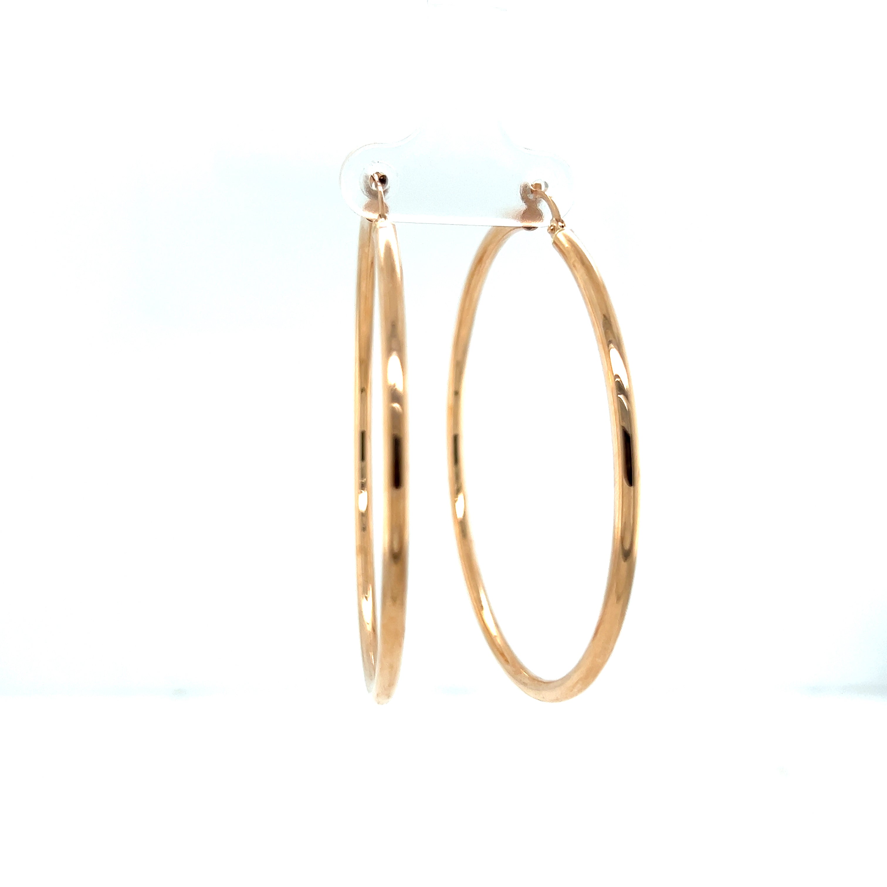 9ct Rose Gold Hoop Earrings