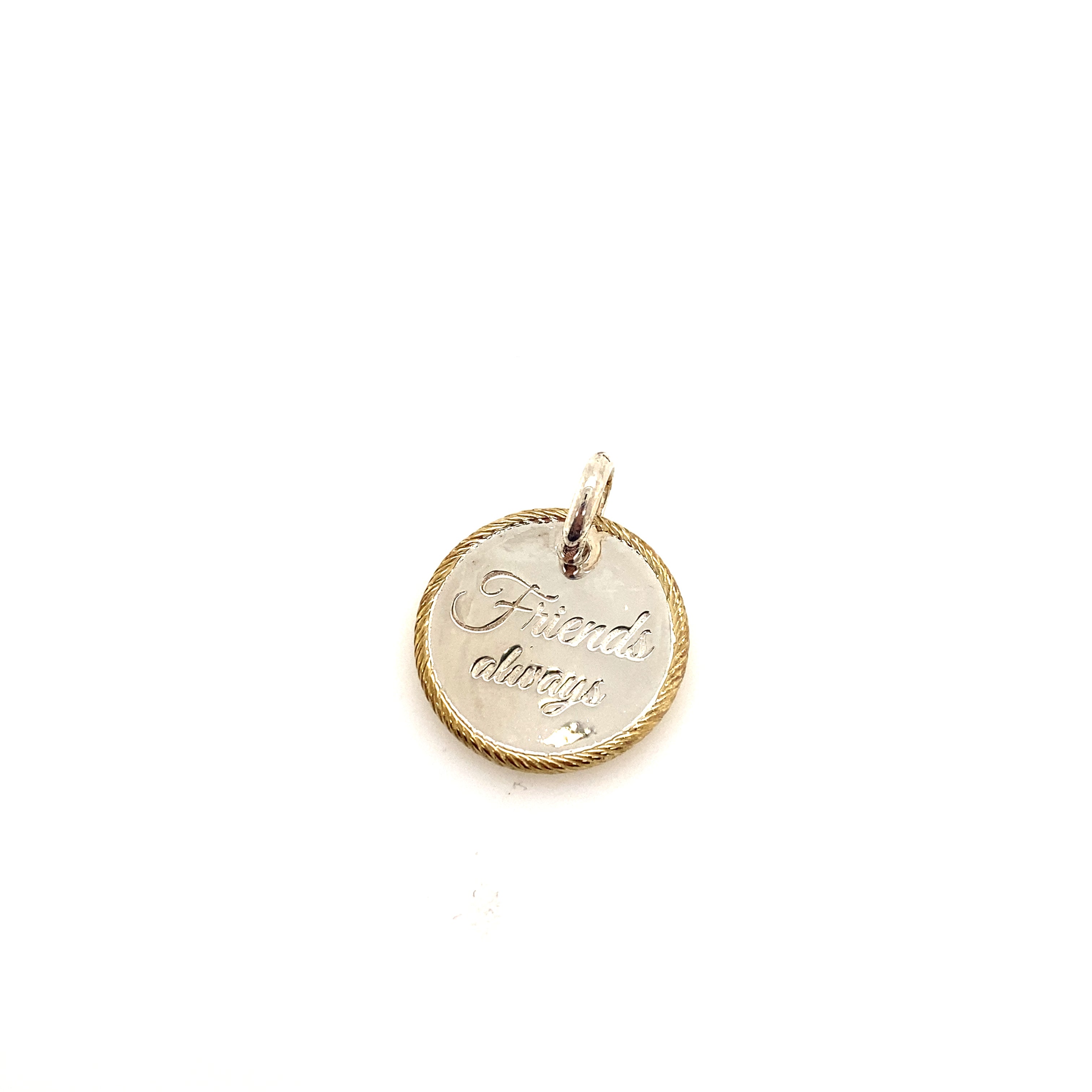 friends always pendant charm