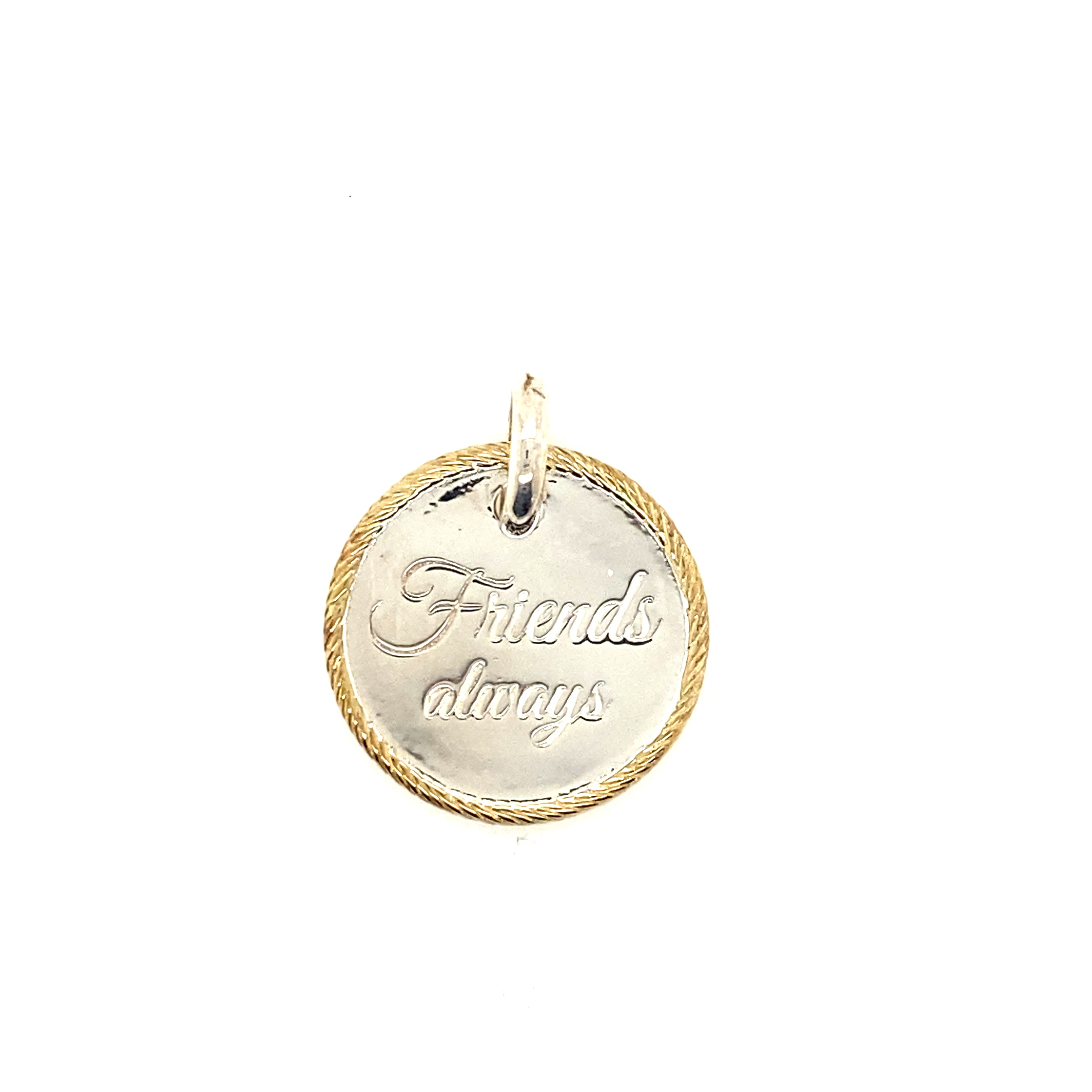 friends always pendant charm