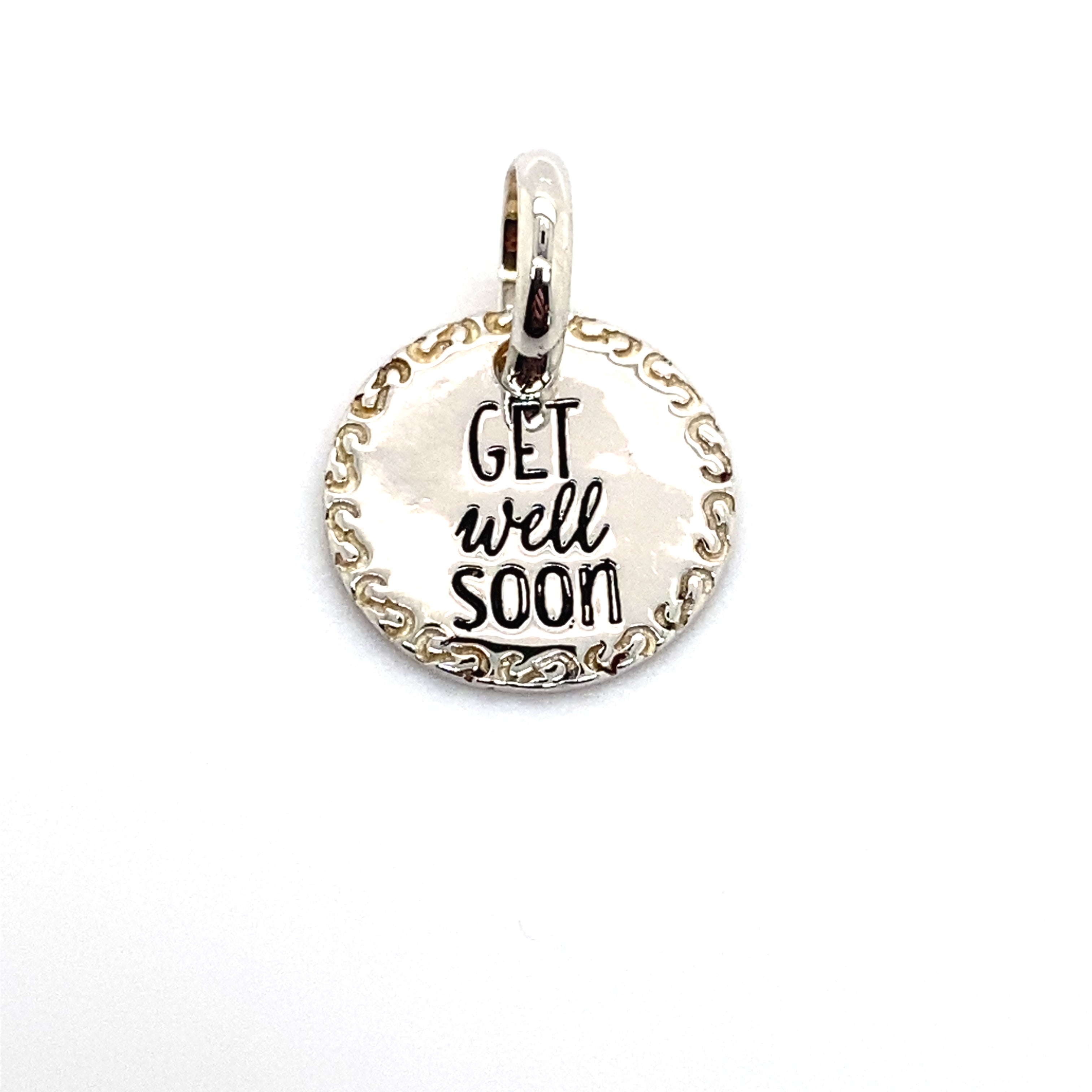 get well soon pendant charm