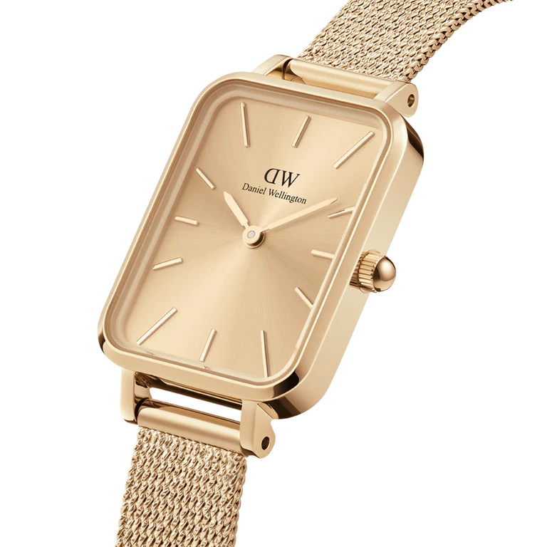 Daniel Wellington Quadro Pressed Unitone Gold Watch