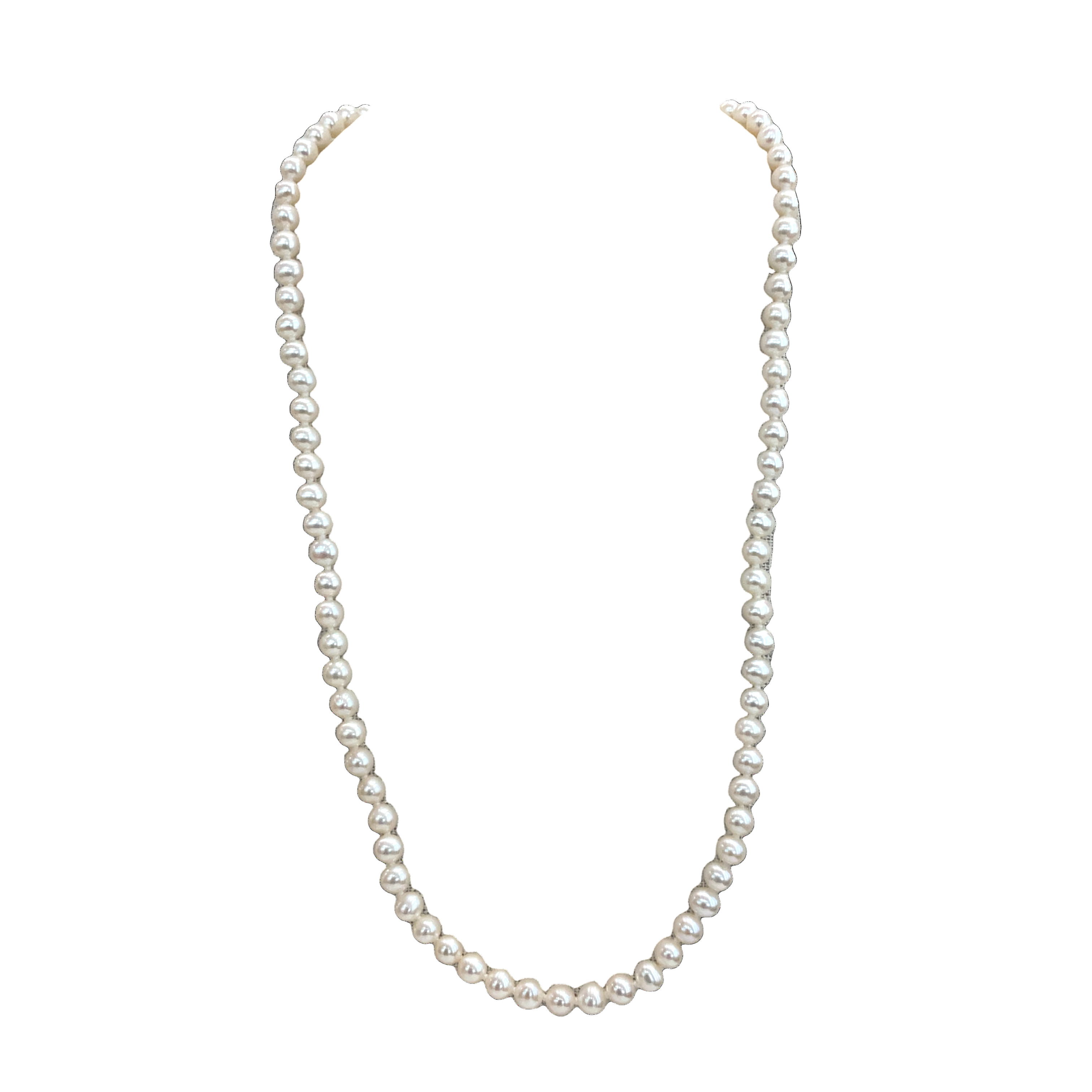 50cm Freshwater Pearl Strand with 14ct Yellow Gold Clasp
