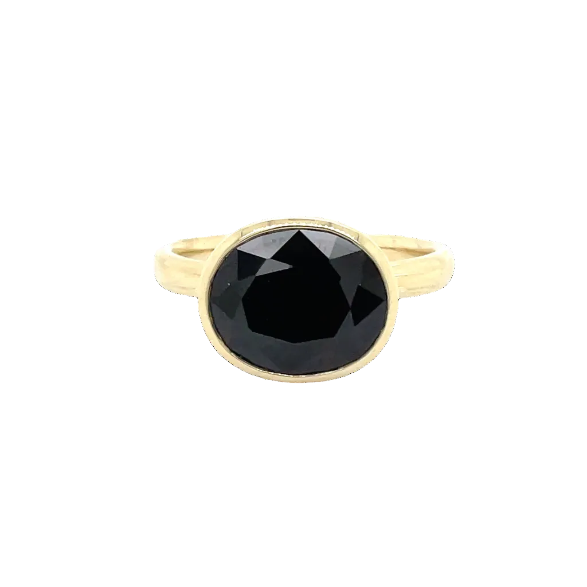 9ct Yellow Gold Oval Sapphire Dress Ring