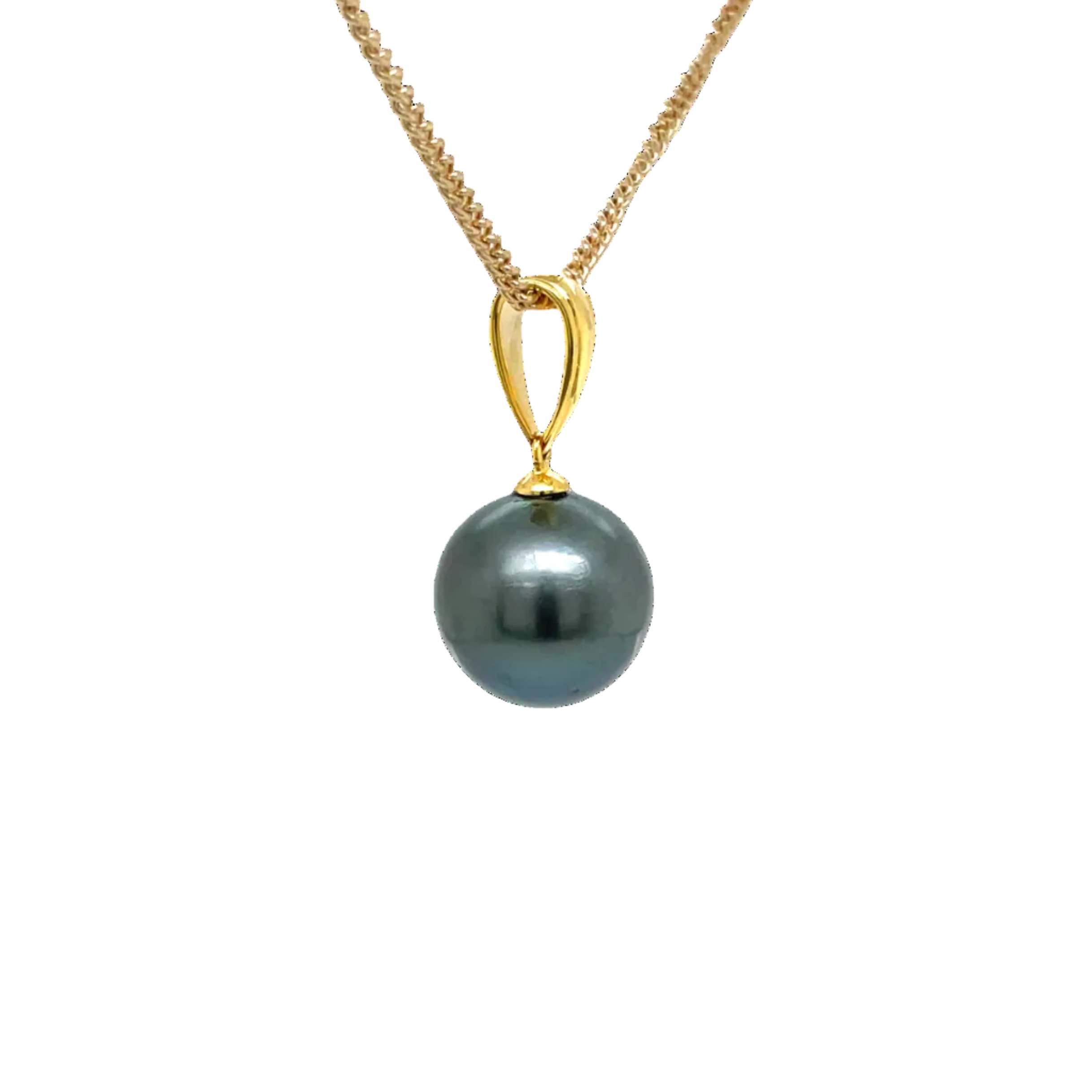 9ct Yellow Gold Tahitian Pearl Pendant