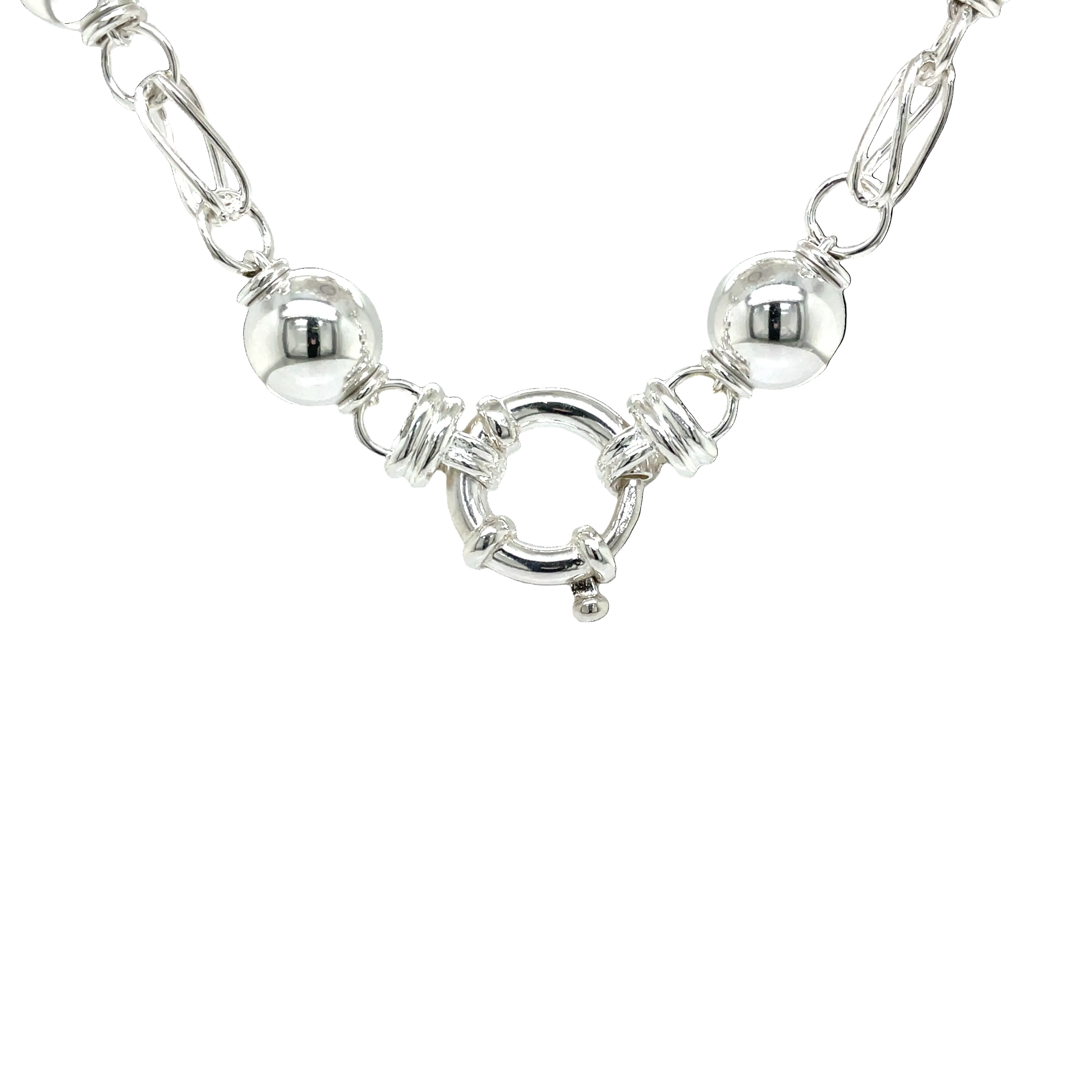 Sterling Silver 50cm Ball and Chain Necklace