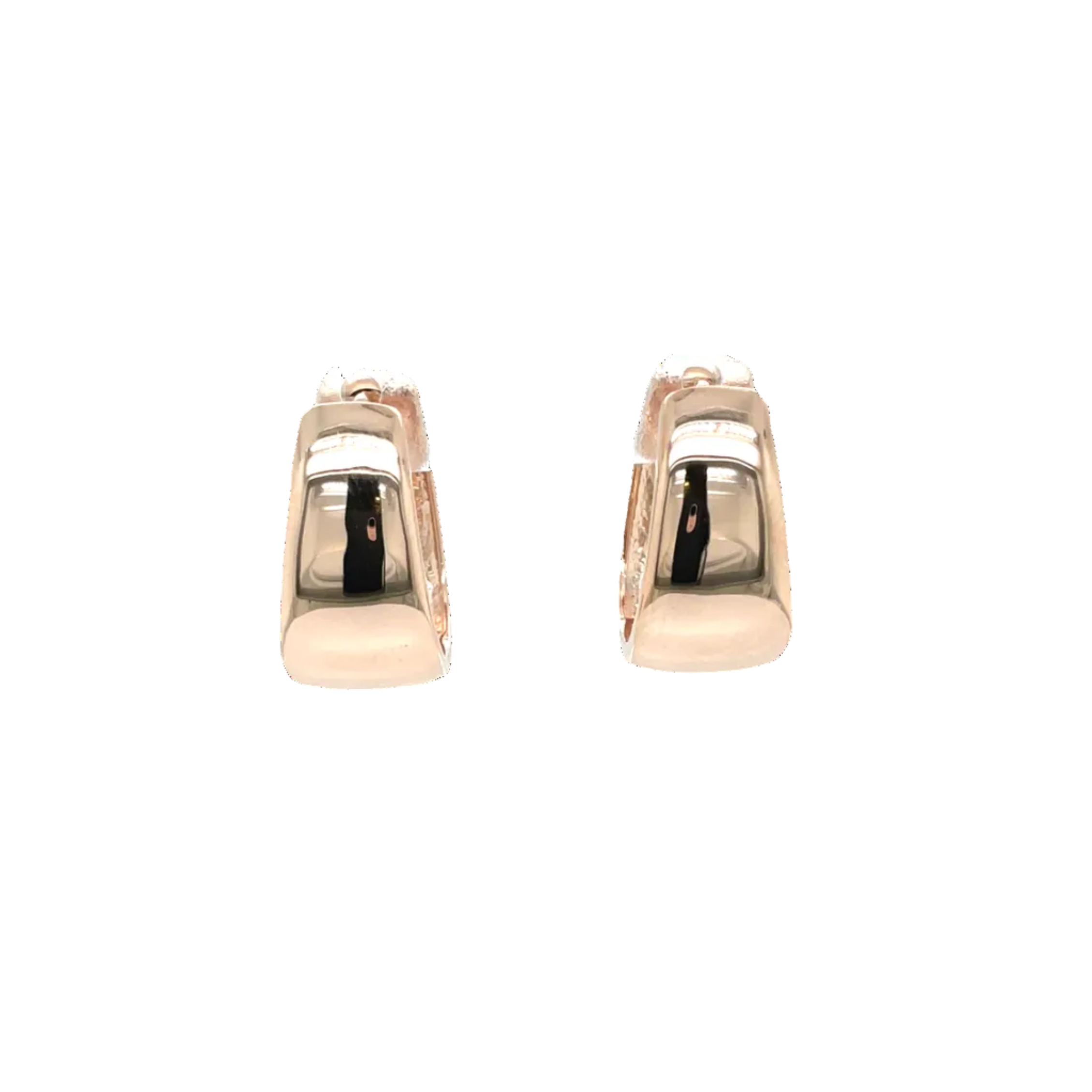 9ct Rose Gold Tapered Huggies