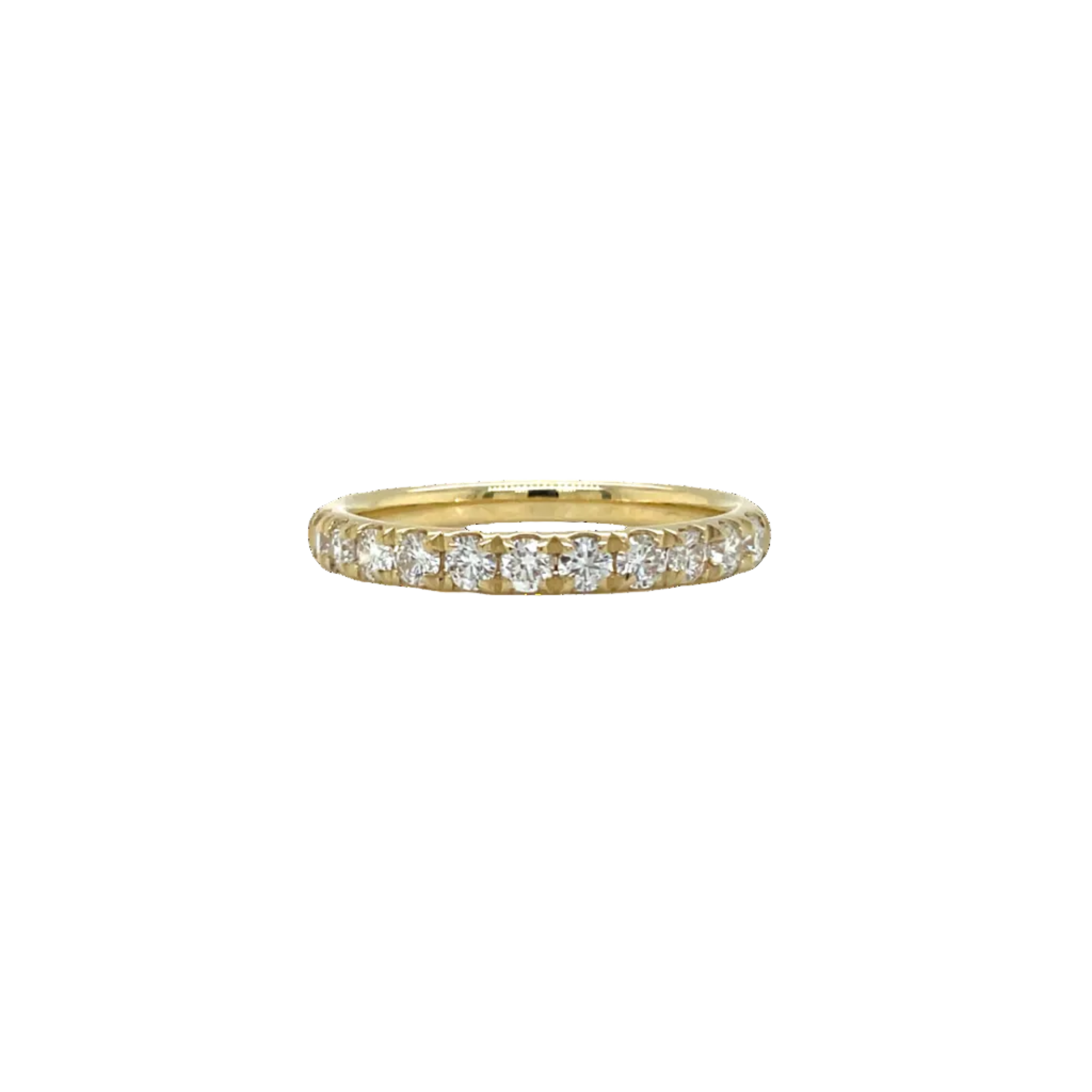 9ct Yellow Gold Natural Diamond Band Ring