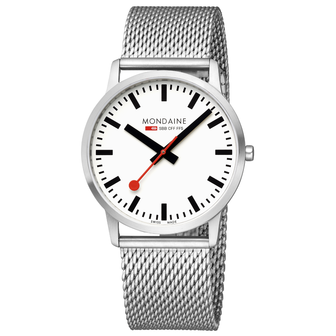 Mondaine Simply Elegant Stainless Steel 40mm Watch