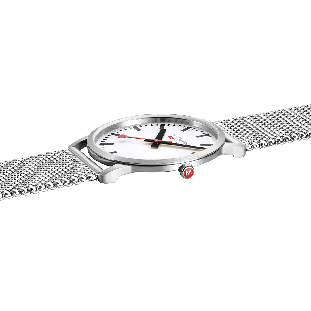 Mondaine Simply Elegant Stainless Steel 40mm Watch