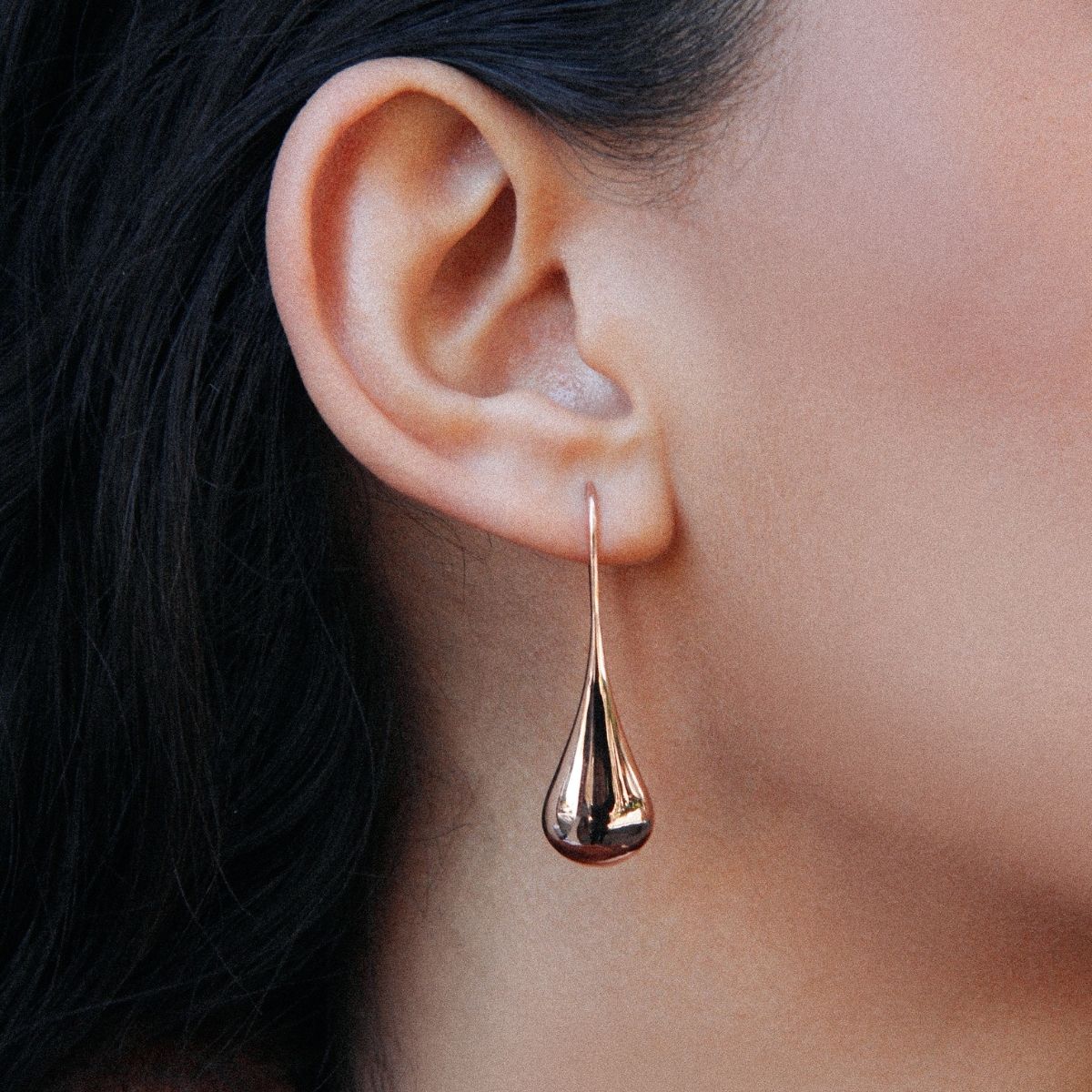 NAJO Weeping Women Rose Gold Earrings