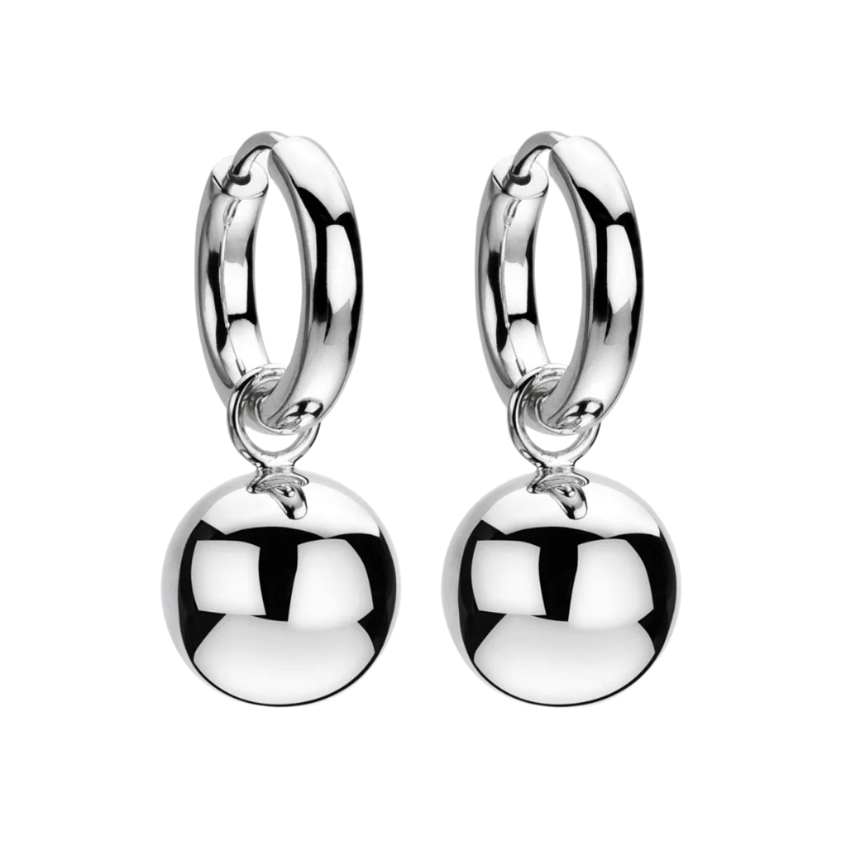 NAJO On and Off Silver Earrings