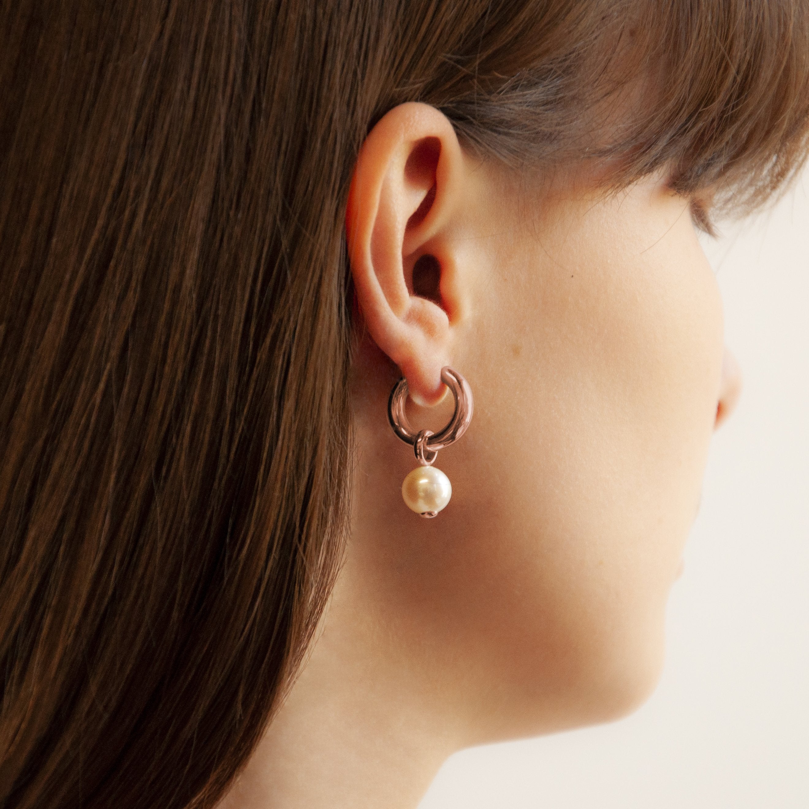 NAJO Ms Perla Rose Gold Earrings