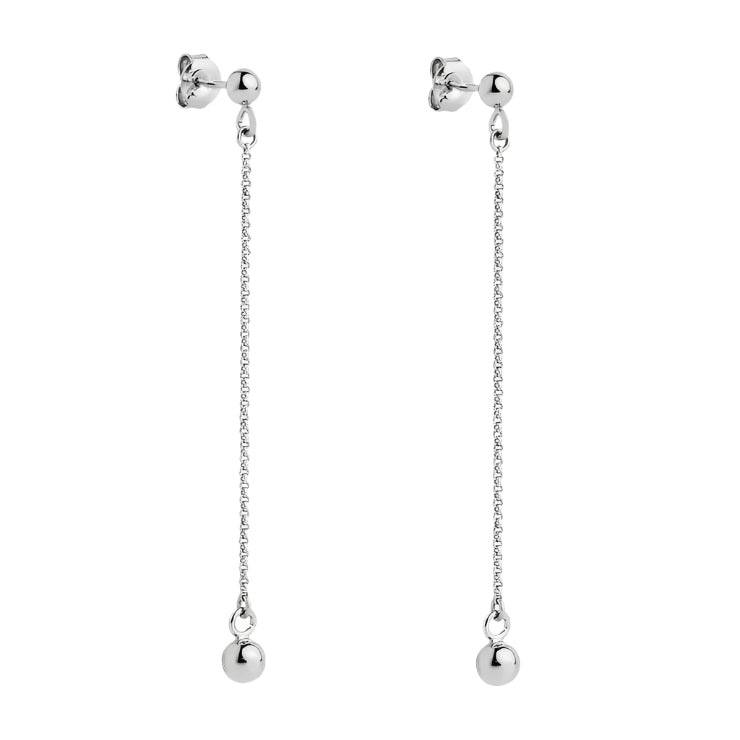 NAJO Sunbeam Silver Stud Drop Earrings