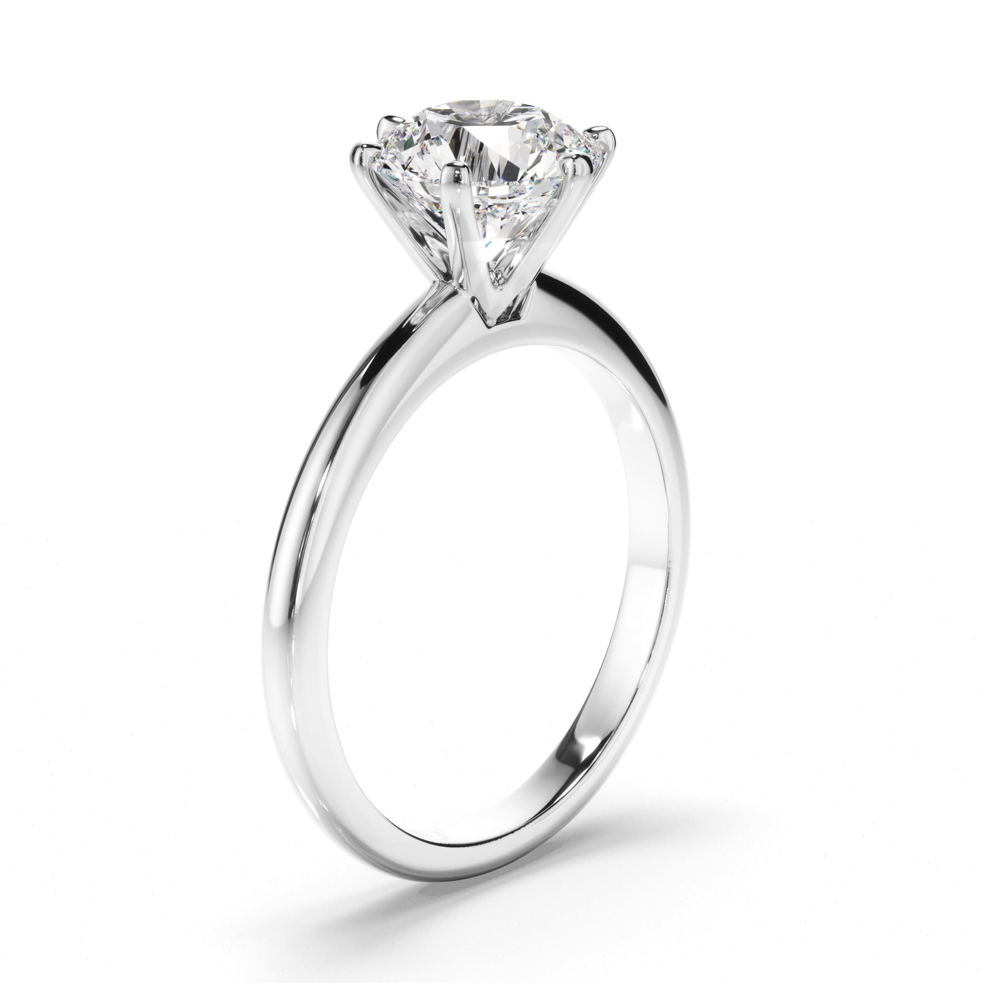 [TEST] Round Brilliant Cut Diamond Solitaire Engagement Ring