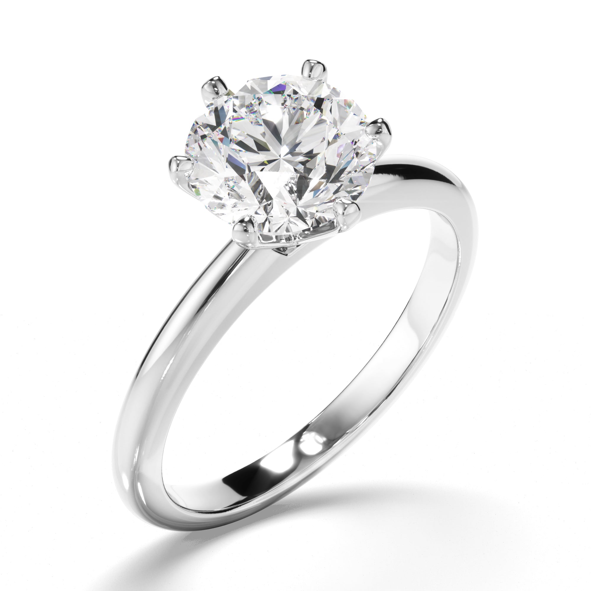 [TEST] Round Brilliant Cut Diamond Solitaire Engagement Ring