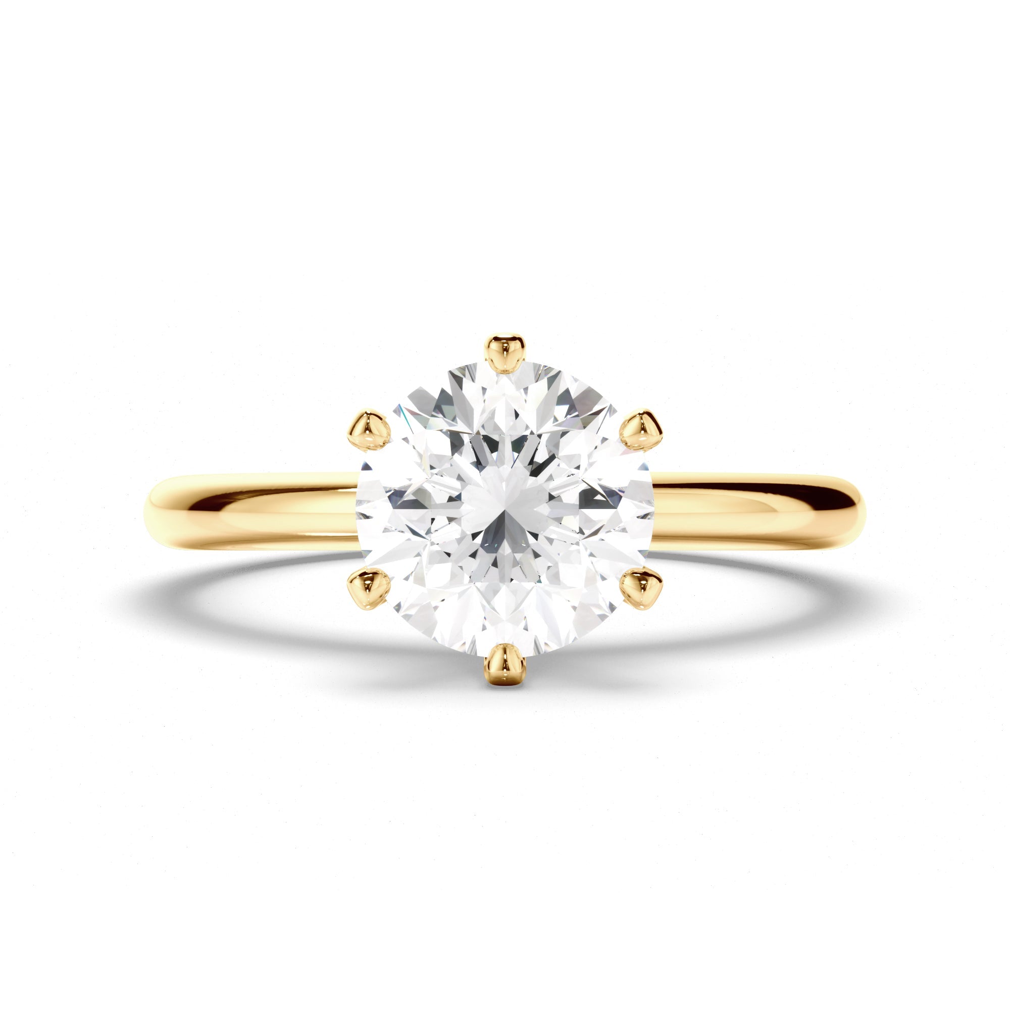 [TEST] Round Brilliant Cut Diamond Solitaire Engagement Ring