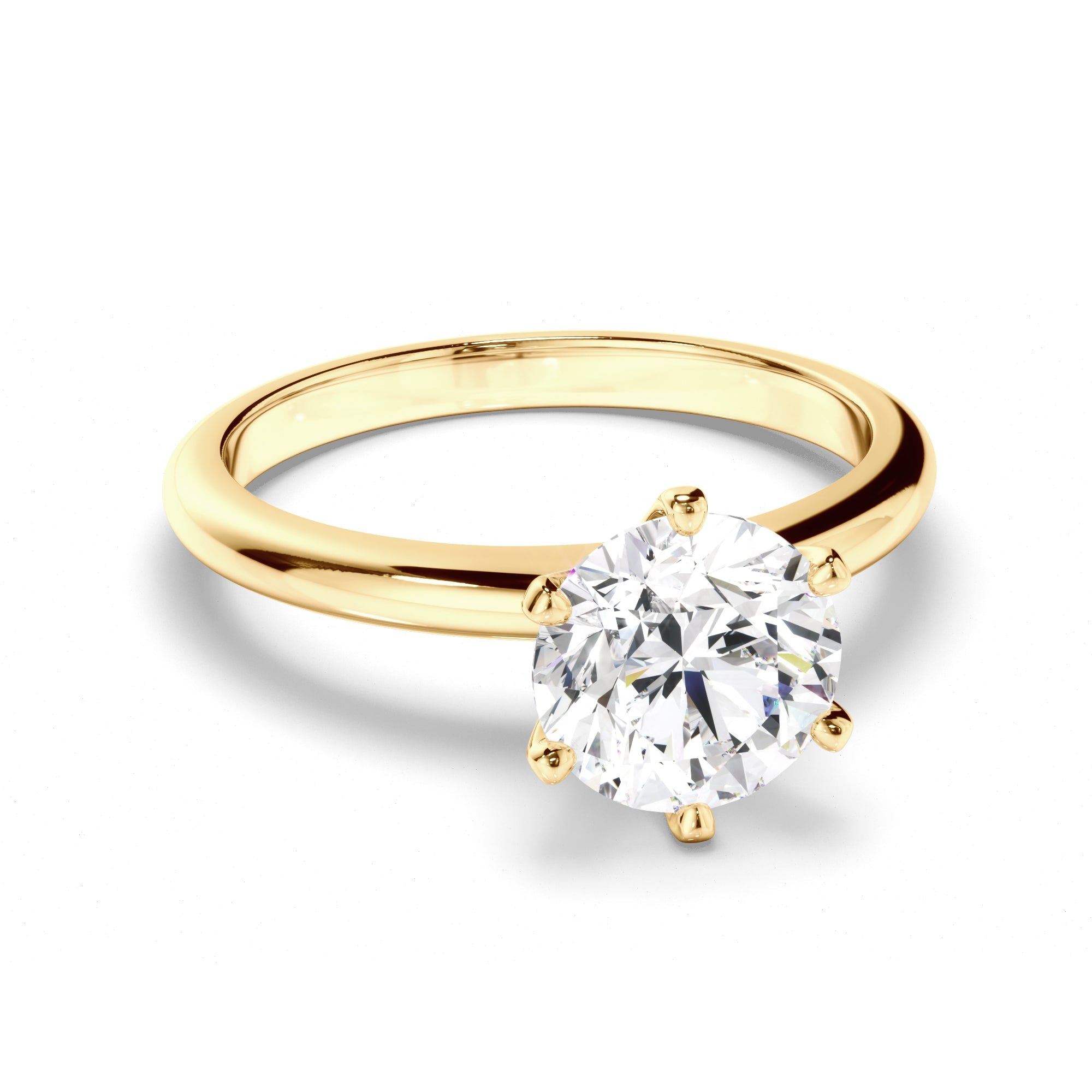 [TEST] Round Brilliant Cut Diamond Solitaire Engagement Ring