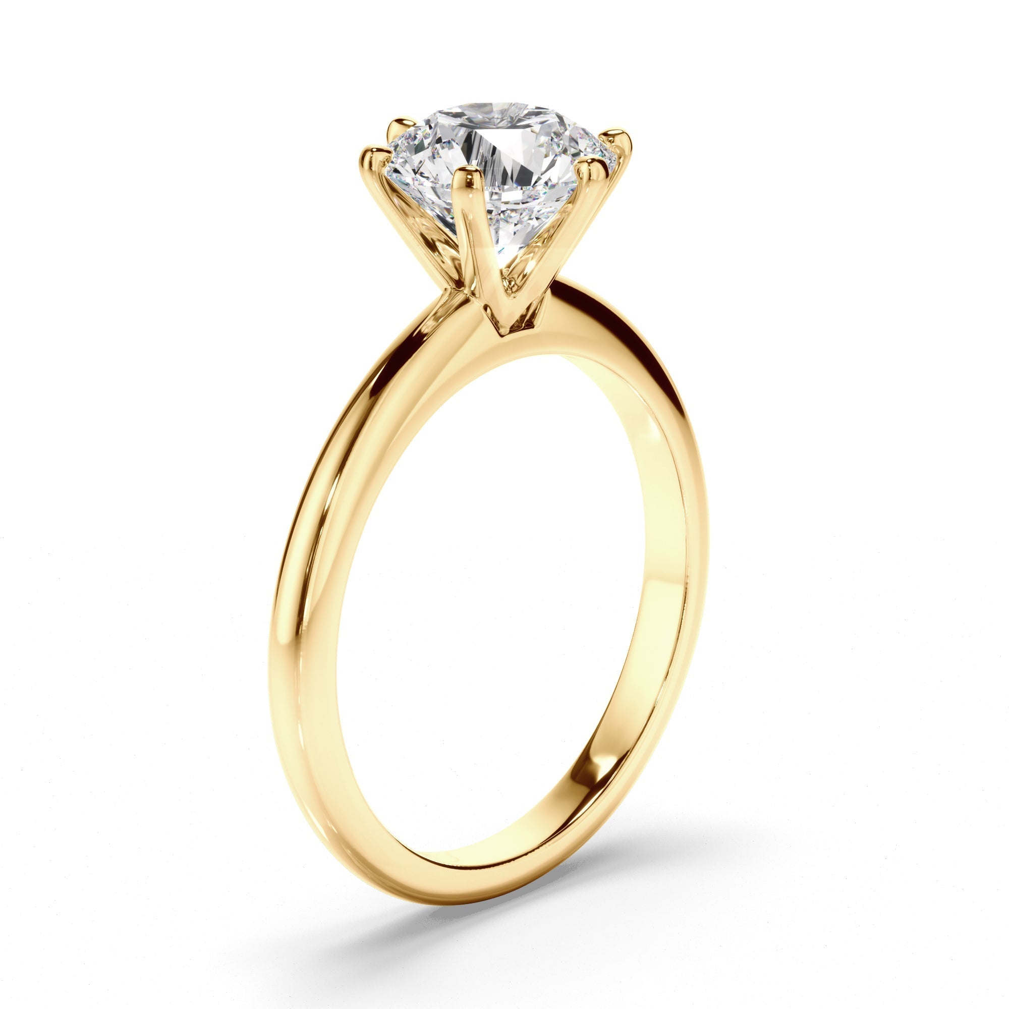 [TEST] Round Brilliant Cut Diamond Solitaire Engagement Ring