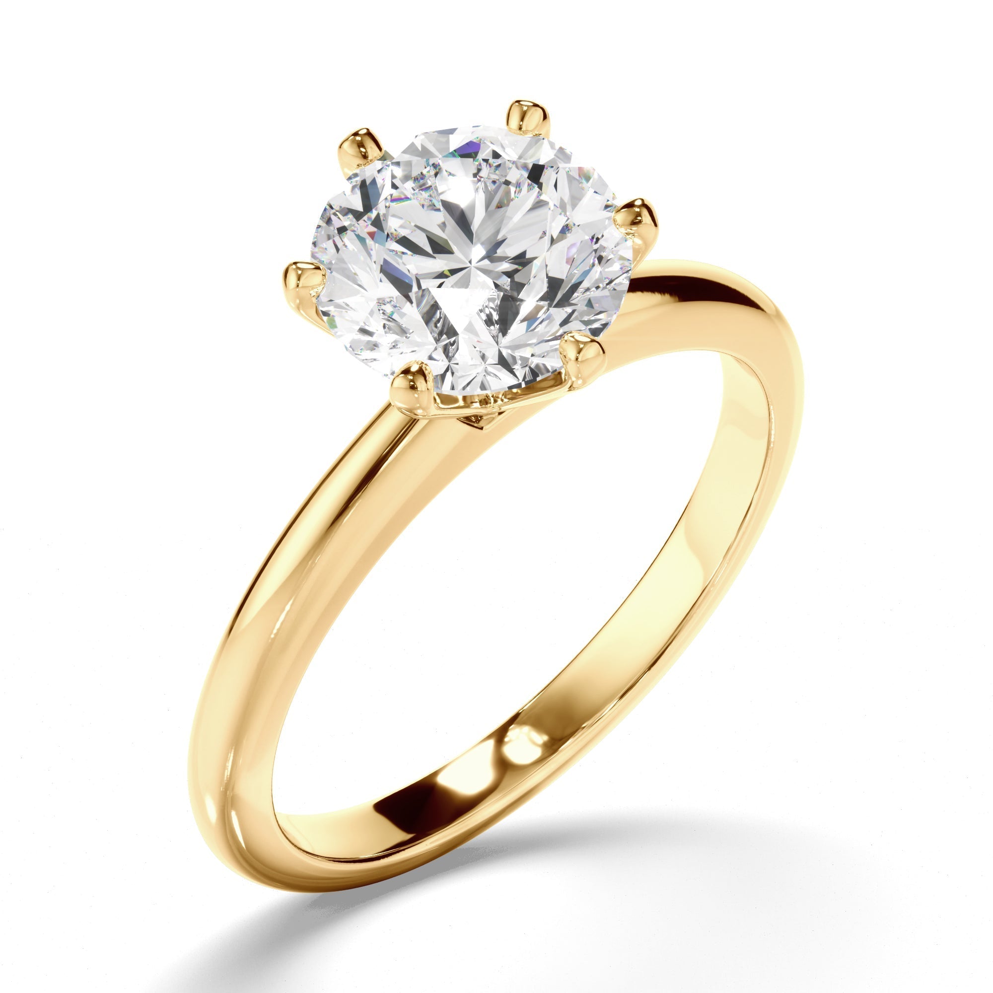 [TEST] Round Brilliant Cut Diamond Solitaire Engagement Ring