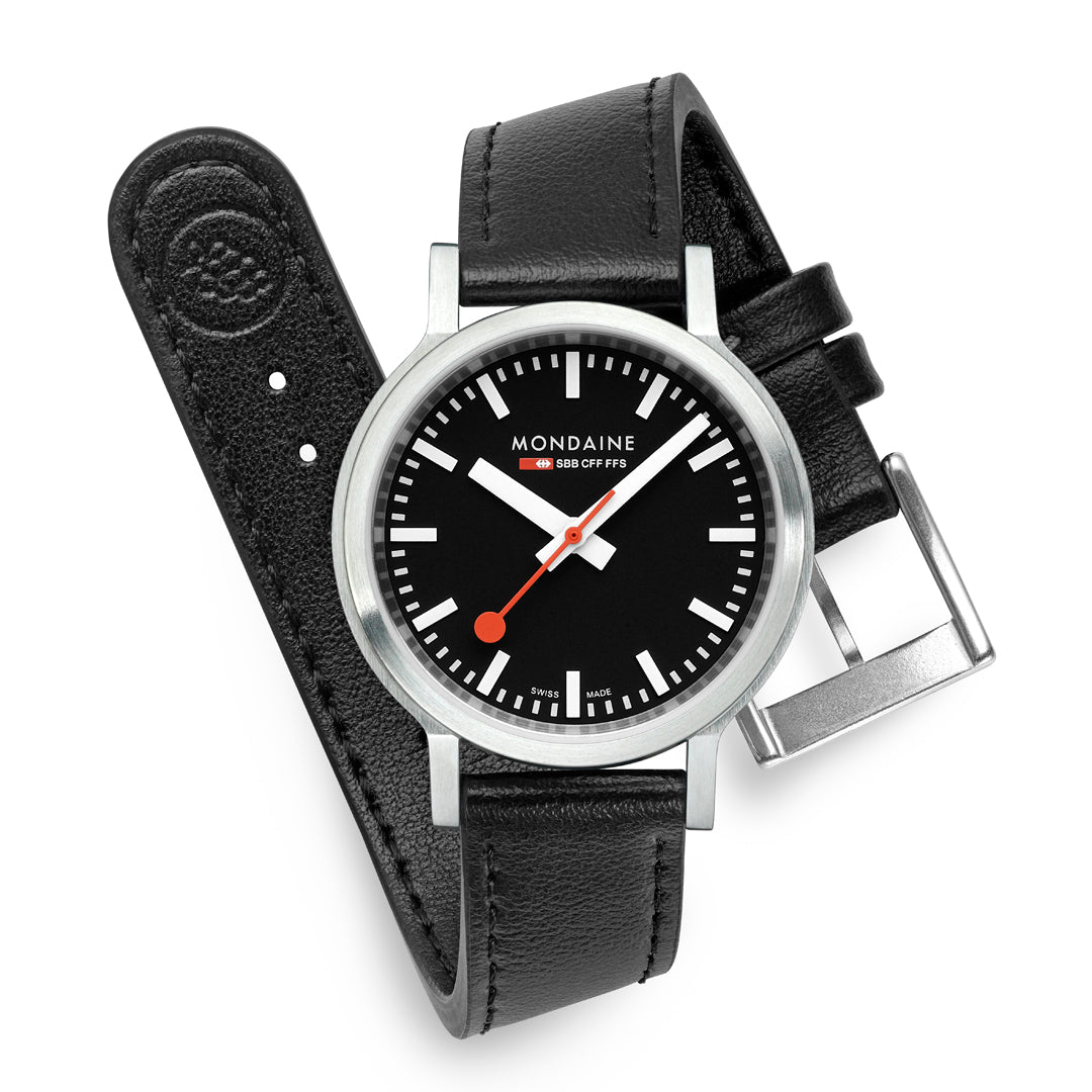 Mondaine Official Swiss Railways Stop2Go Automatic Super-LumiNova® 34mm Watch