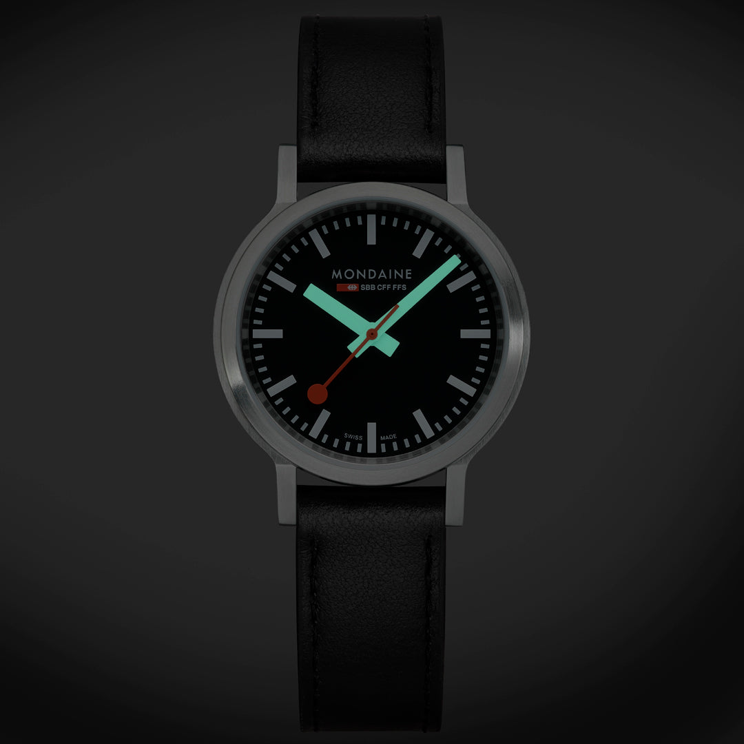 Mondaine Official Swiss Railways Stop2Go Automatic Super-LumiNova® 34mm Watch