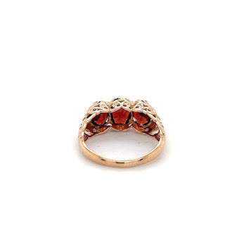 Rose Gold Ruby Ring